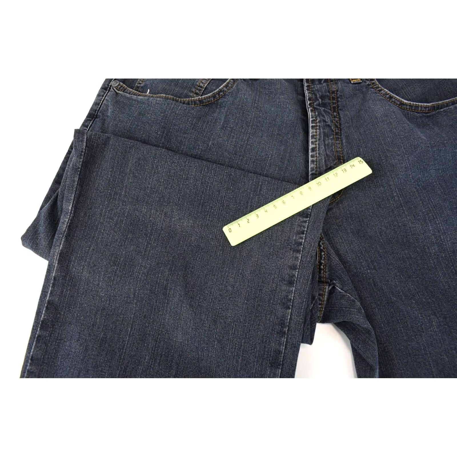 Trussardi TRUSSARDI JEANS Jeans Men's UK 34 Regular Fit Zip Fly Denim Dark Blue Size US 34 / EU 50 - 7 Thumbnail