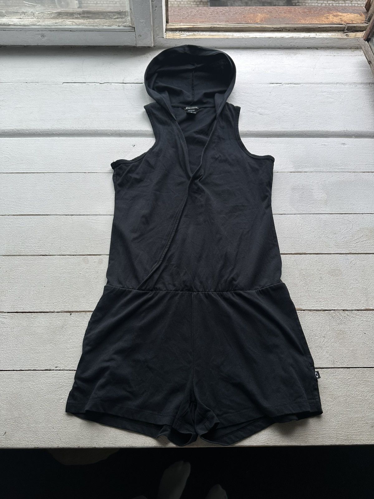 Oakley 🚨OAKLEY RARE HOODED DRESS WITH SHORTS BLACK OUTDOOR Size M / US 6-8 / IT 42-44 - 1 Thumbnail