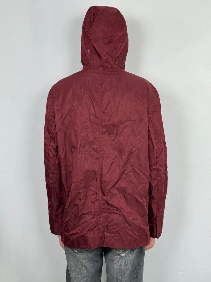 Prada 2000s Prada Red Burgundy Tech Zip-up Windbreaker Jacket Size US L / EU 52-54 / 3 - 3 Thumbnail