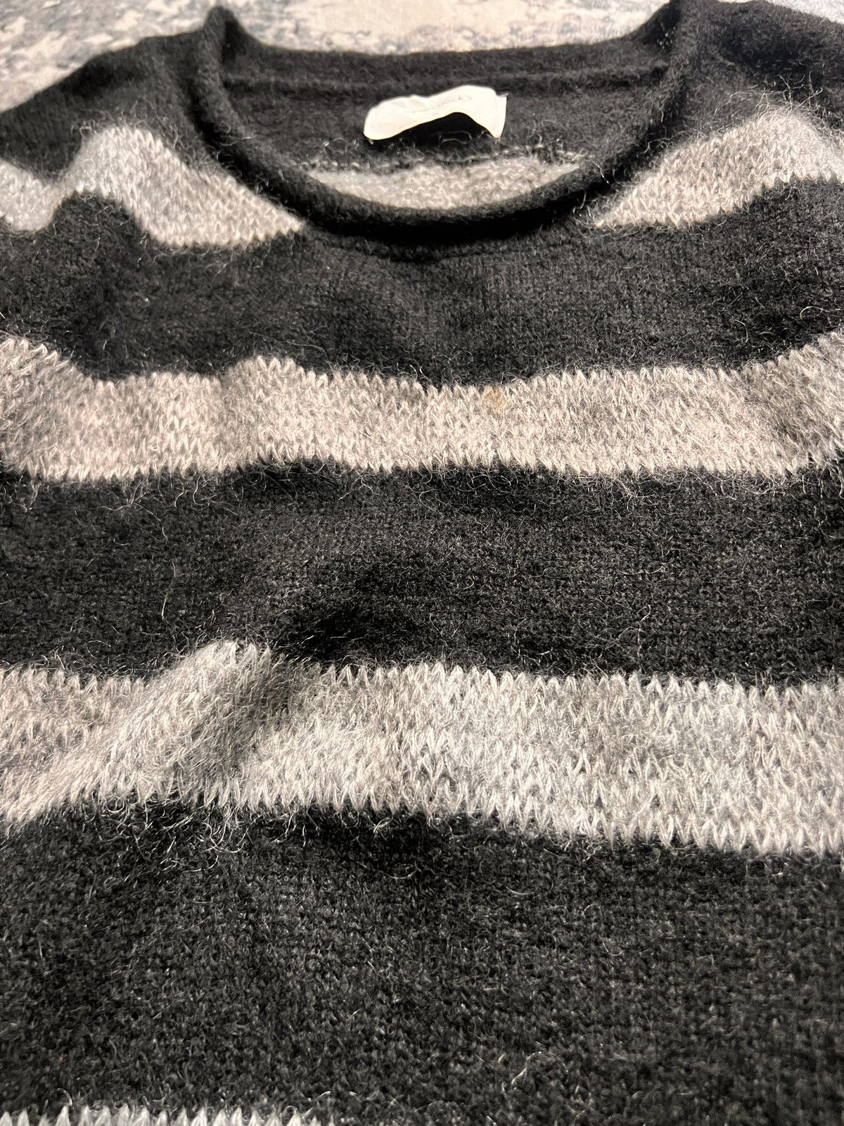 Devilock Devilock Made in Japan Stripe Mohair Sweater Size US XL / EU 56 / 4 - 7 Thumbnail