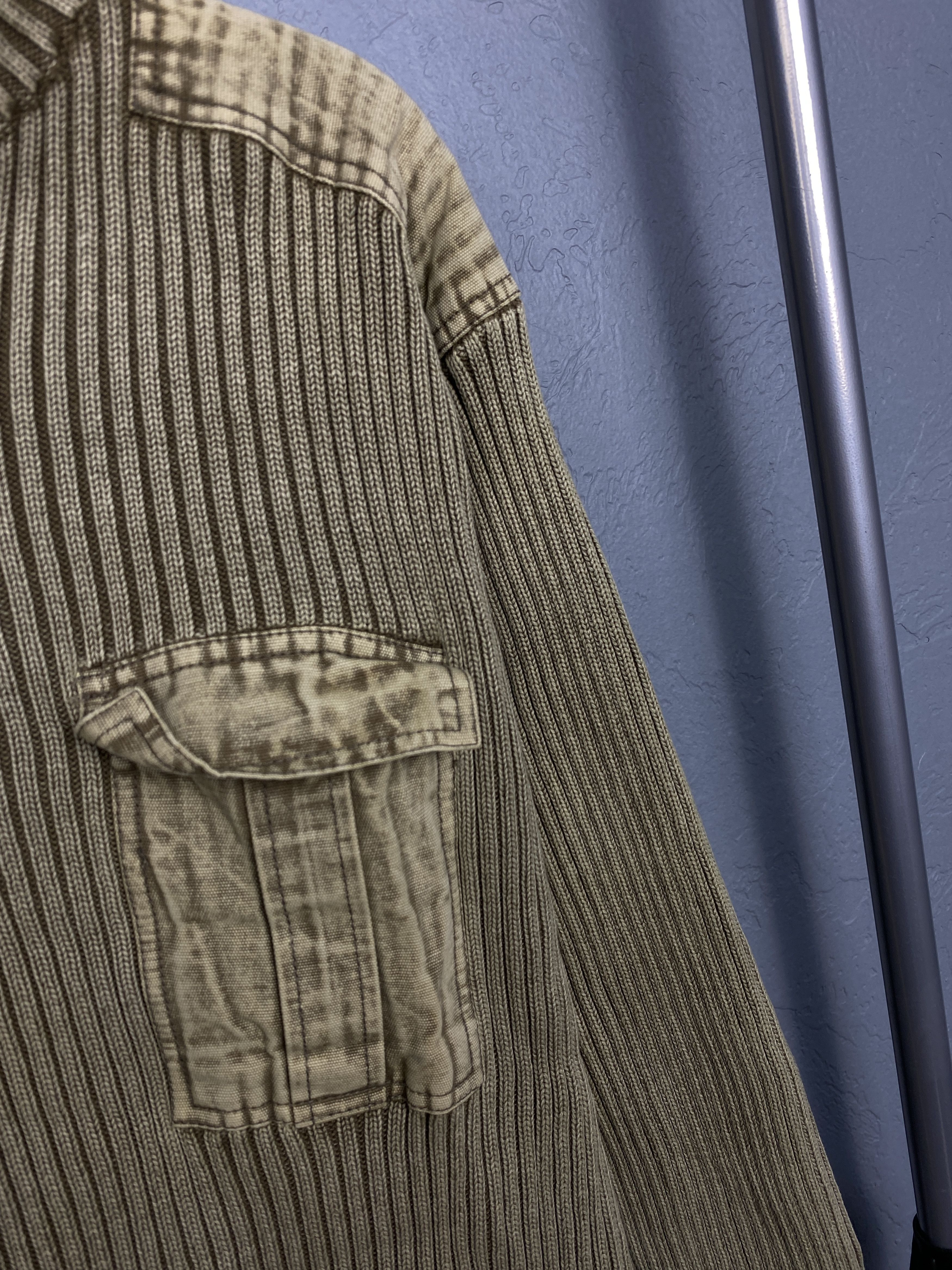 20471120 × Japanese Brand Vintage Avant Garde Diesel style Sweater Washed Knit Size US XL / EU 56 / 4 - 3 Thumbnail