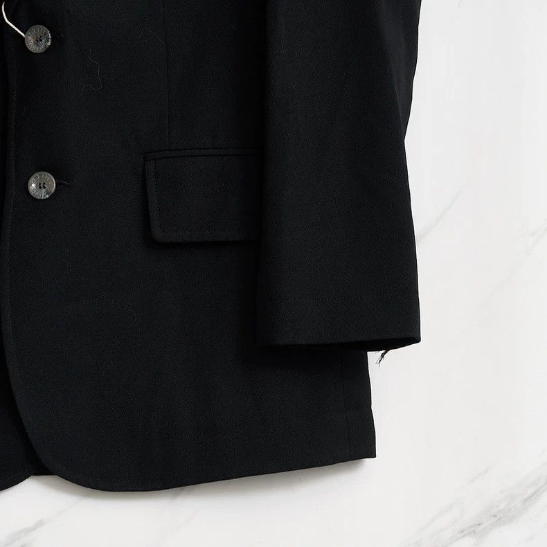 Song For The Mute Song For The Mute pure black embroidered suit Size 46R - 4 Thumbnail