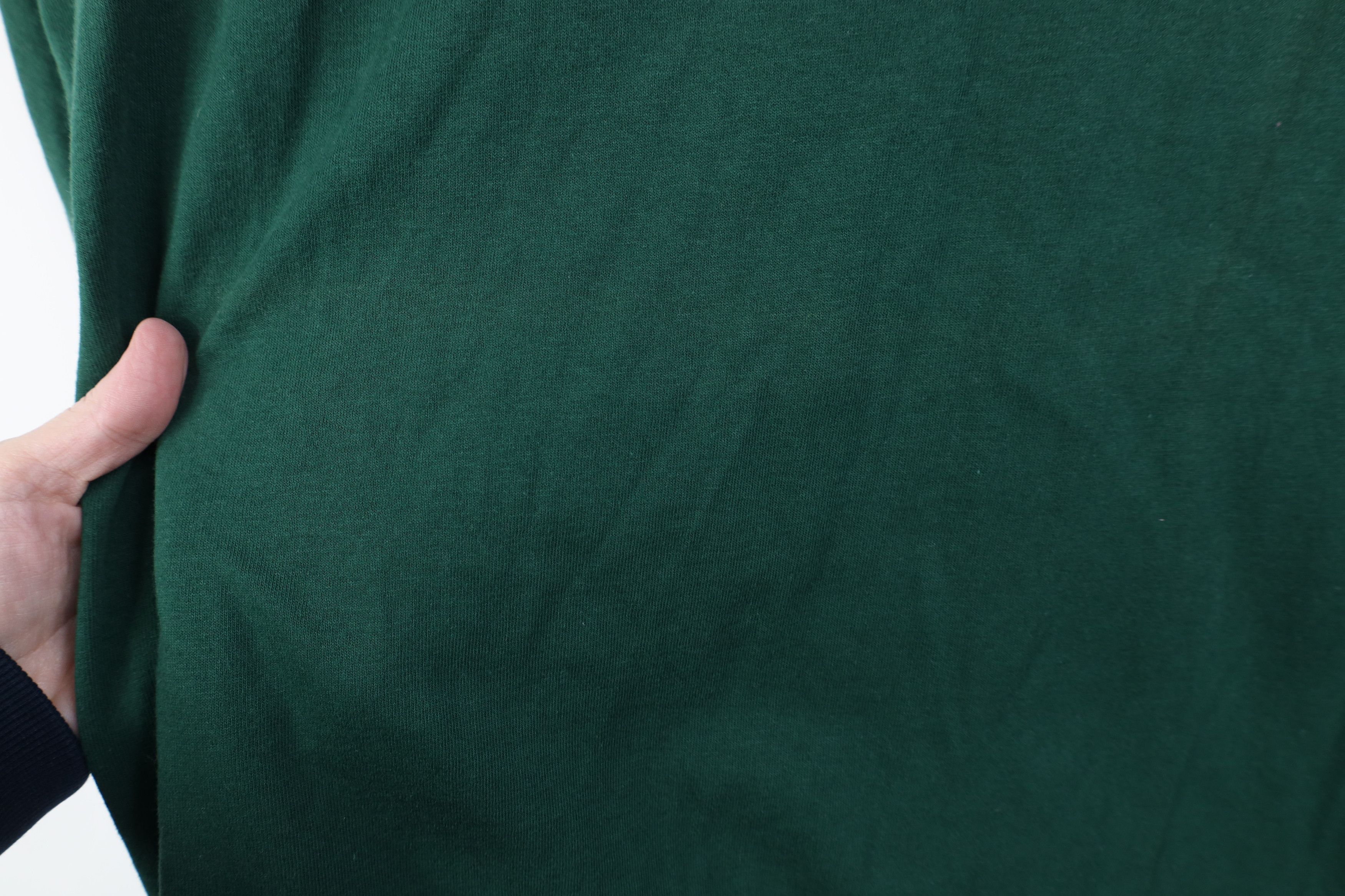 Vintage Vintage 90s Y2K Streetwear Cotton T-Shirt Hunter Green Size US XXL / EU 58 / 5 - 4 Thumbnail