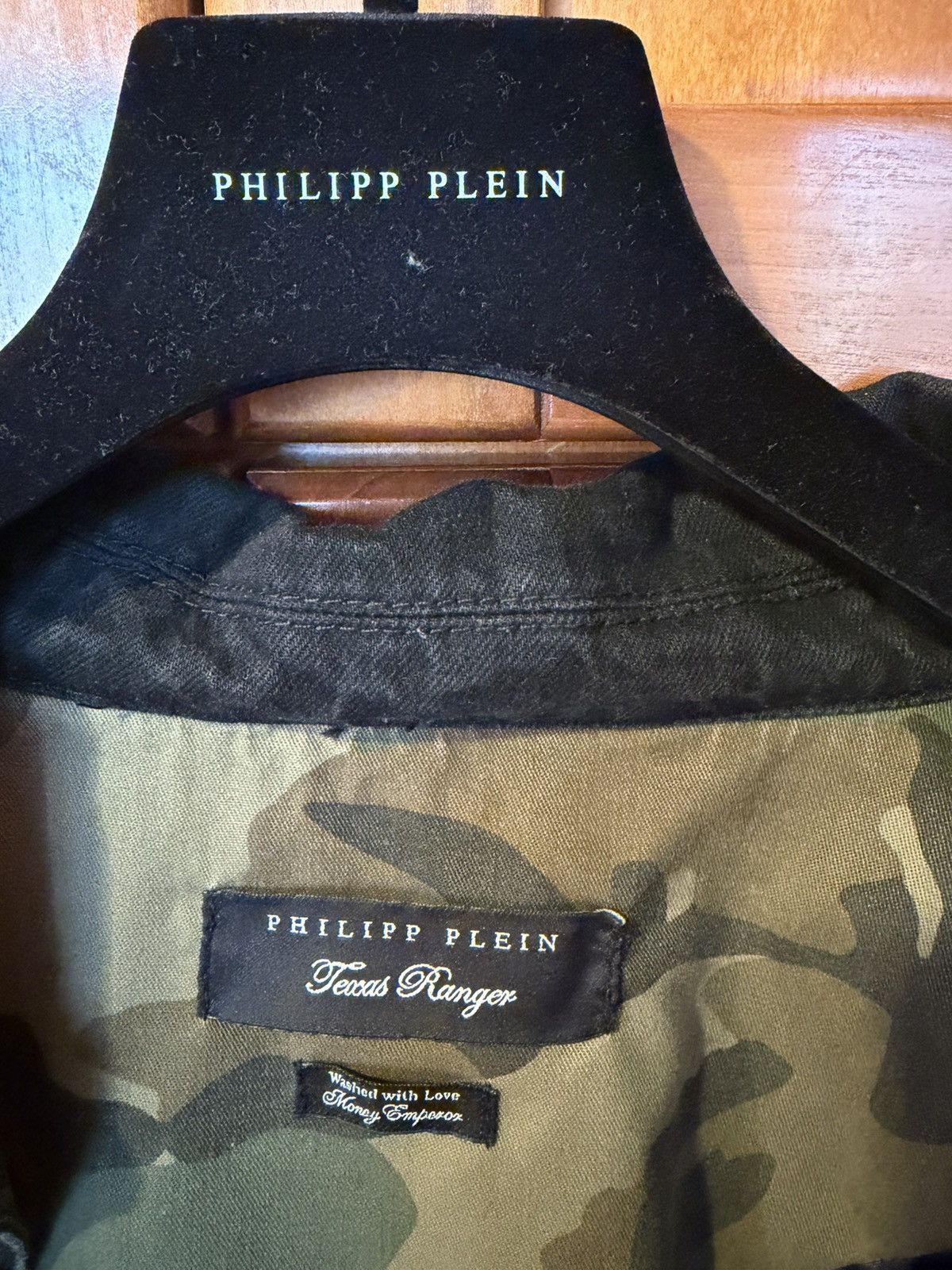 Philipp Plein Philipp Plein Luxury Leather Jacket – Excellent Size US L / EU 52-54 / 3 - 3 Thumbnail
