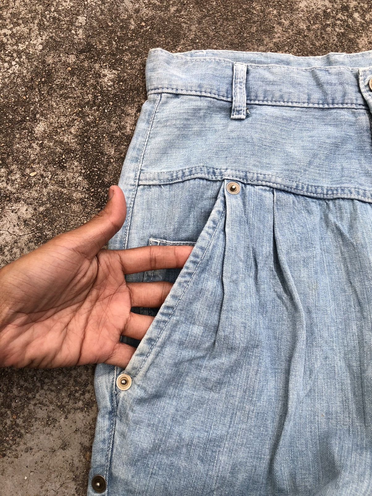 Issey Miyake × Japanese Brand × mercibeaucoup MERCIBEAUCOUP JEVOUS ENPRIE! DENIM Size US 28 / EU 44 - 7 Thumbnail