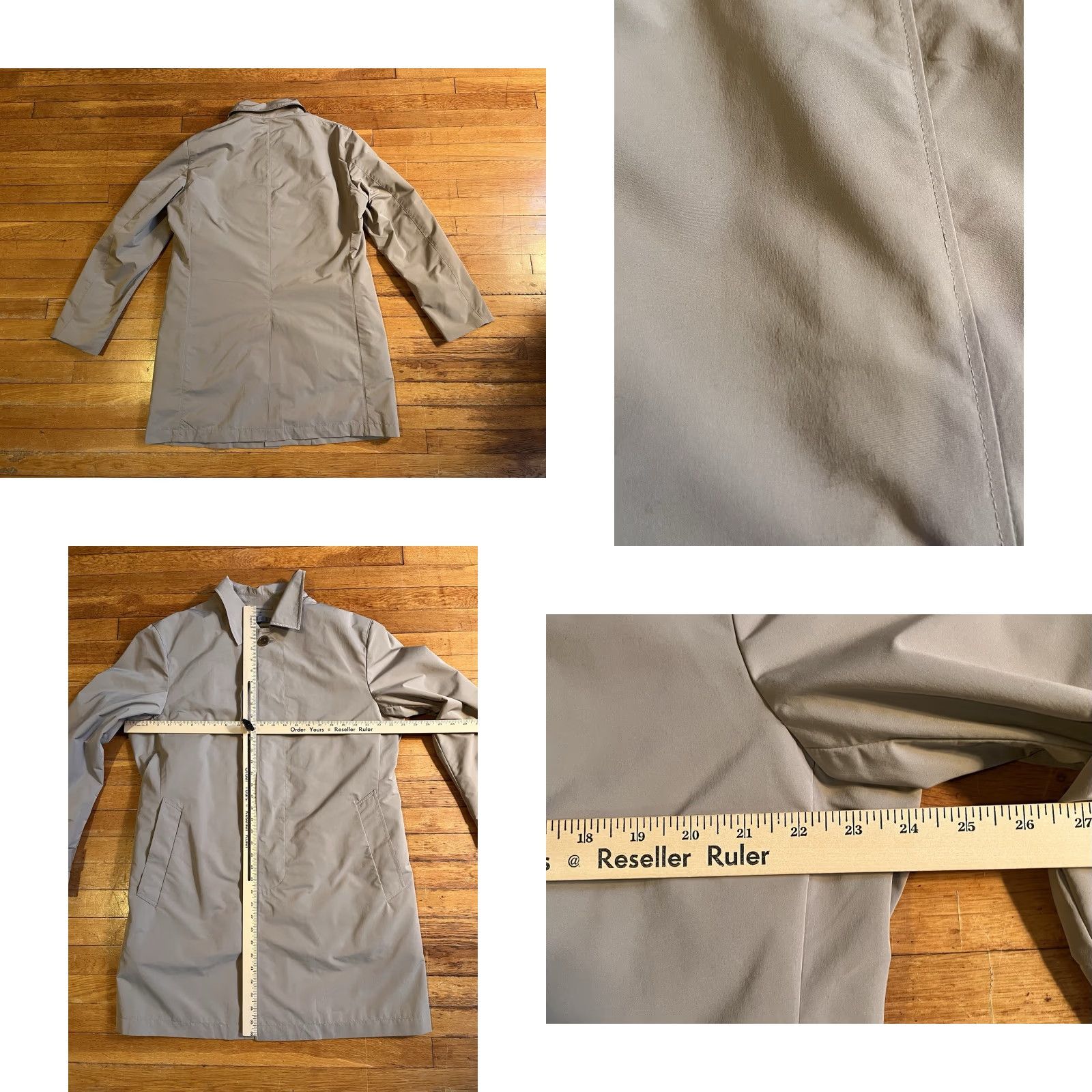 Uniqlo Uniqlo Trench Coat Men’s L Beige Waterproof Beltless Long Coat Size US L / EU 52-54 / 3 - 8 Thumbnail