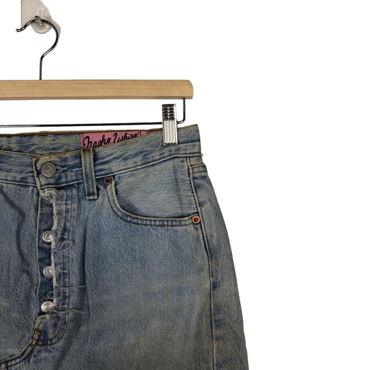 Levi's 🔥RARE VINTGE MINI SKIRT LEVI’S USA DENIM Size 28" / US 6 / IT 42 - 4 Thumbnail