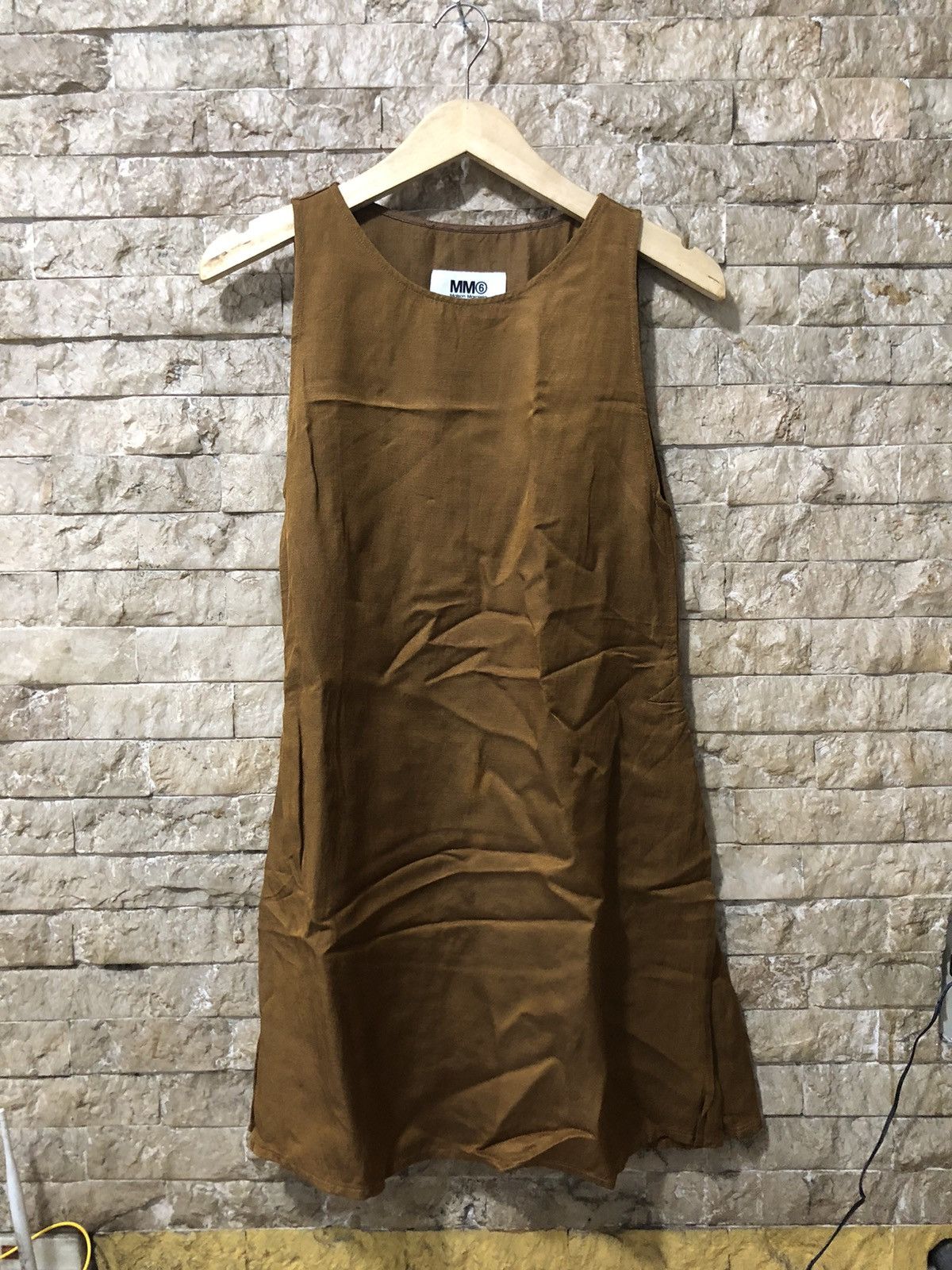 Maison Margiela MM6 Maison Margiela Paris Linen A-Line Dress Size XS / US 0-2 / IT 36-38 - 1 Thumbnail