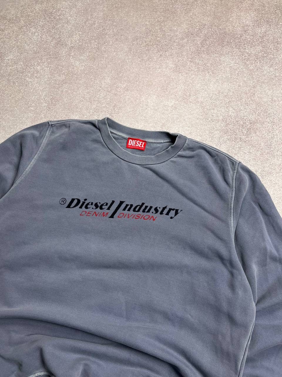 Diesel × Vintage Vintage Diesel Industry Boxy Heavy Cotton Sweatshirt Y2K M Size US M / EU 48-50 / 2 - 2 Thumbnail