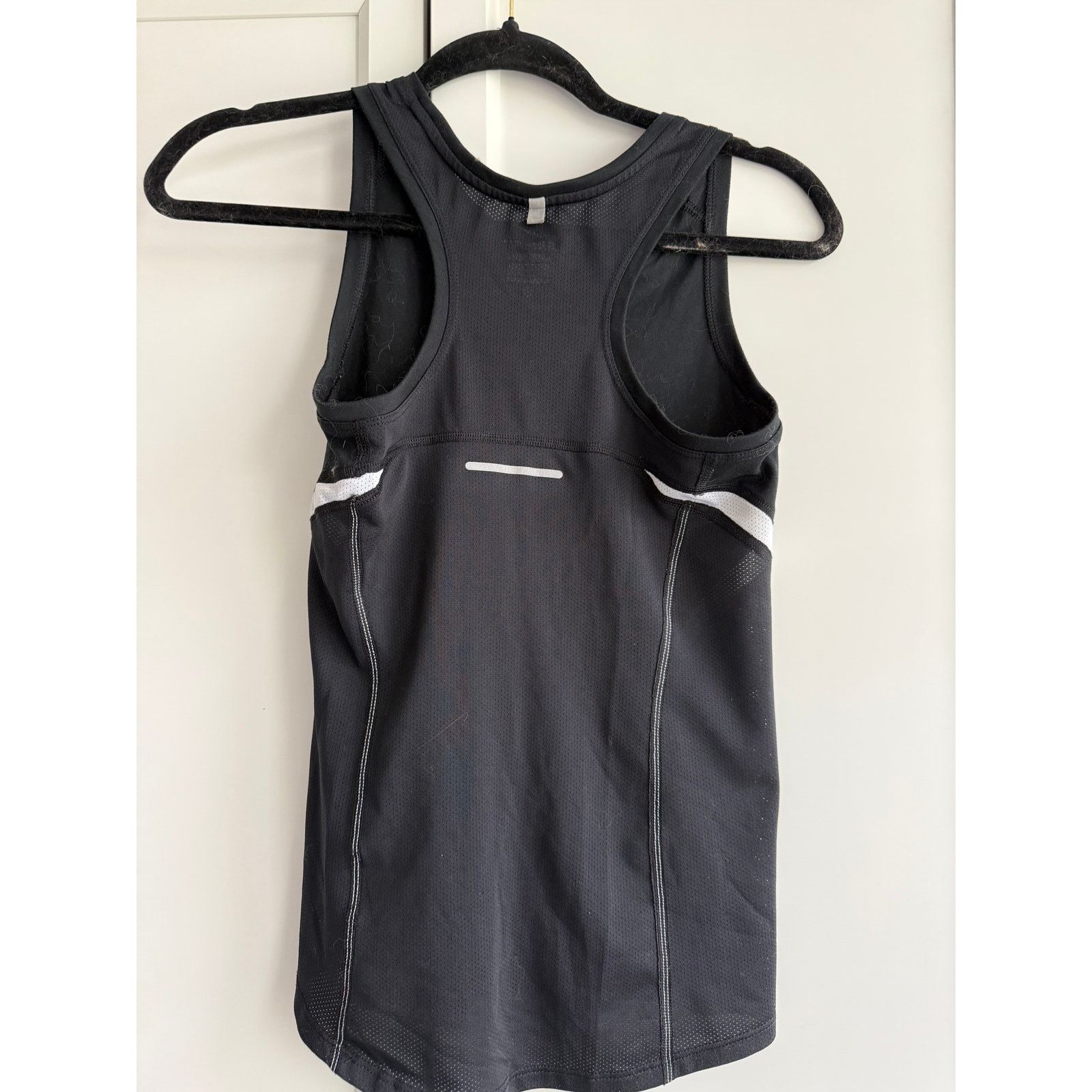 Nike Nike Black Sleeveless Tank Workout White Accents XS - B017 Size XS / US 0-2 / IT 36-38 - 4 Thumbnail