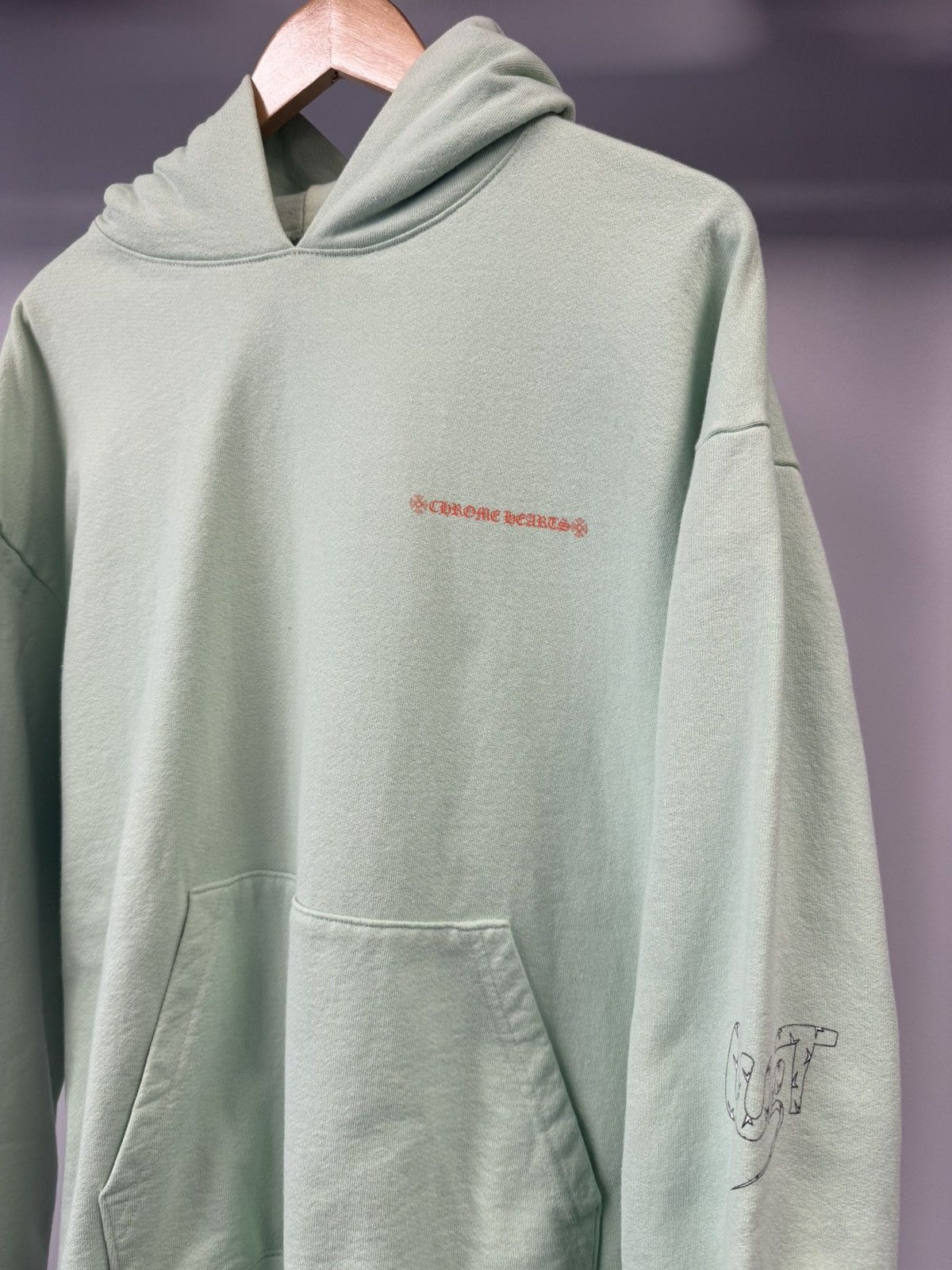 Chrome Hearts Chrome Hearts x Matty Boy "Lust" Mint Green Hoodie - XL Size US XL / EU 56 / 4 - 3 Thumbnail