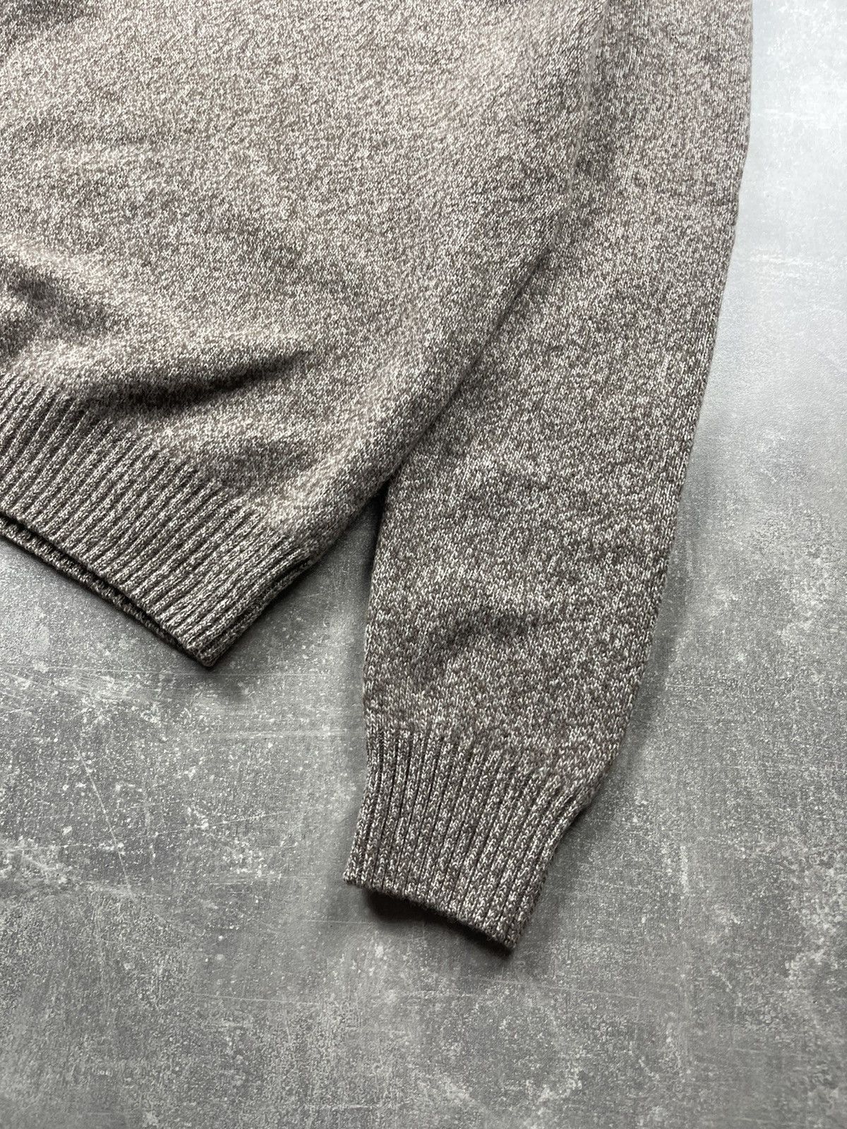 Borriello Napoli Borrelli Napoli Superfine Merino Wool Cashmere Sweater Taupe Size US S / EU 44-46 / 1 - 3 Thumbnail