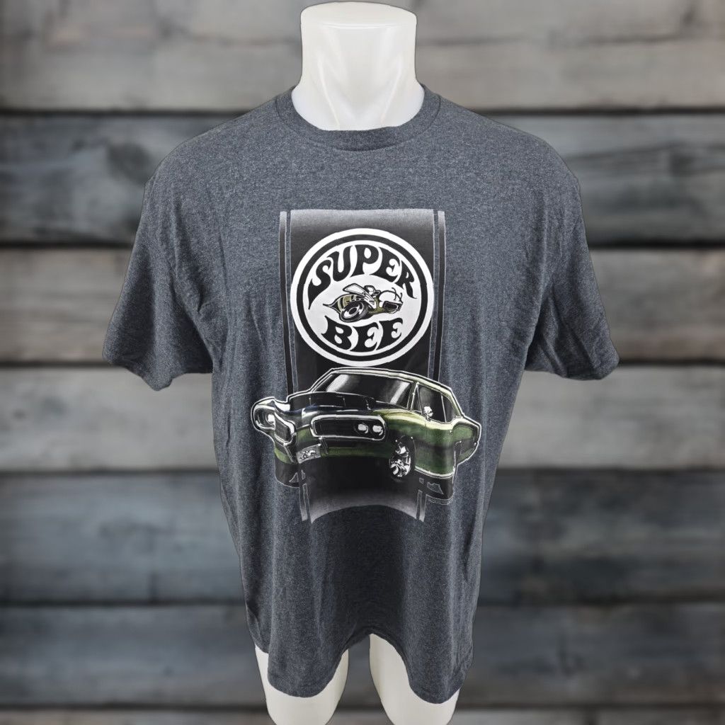 Gildan Gildan Super Bee T Shirt Mopar Car Enthusiasts Gray XL Mens Short Sleeve Crew Neck Cotton Blends 50/50 Vintage No Size US XL / EU 56 / 4 - 1 Thumbnail