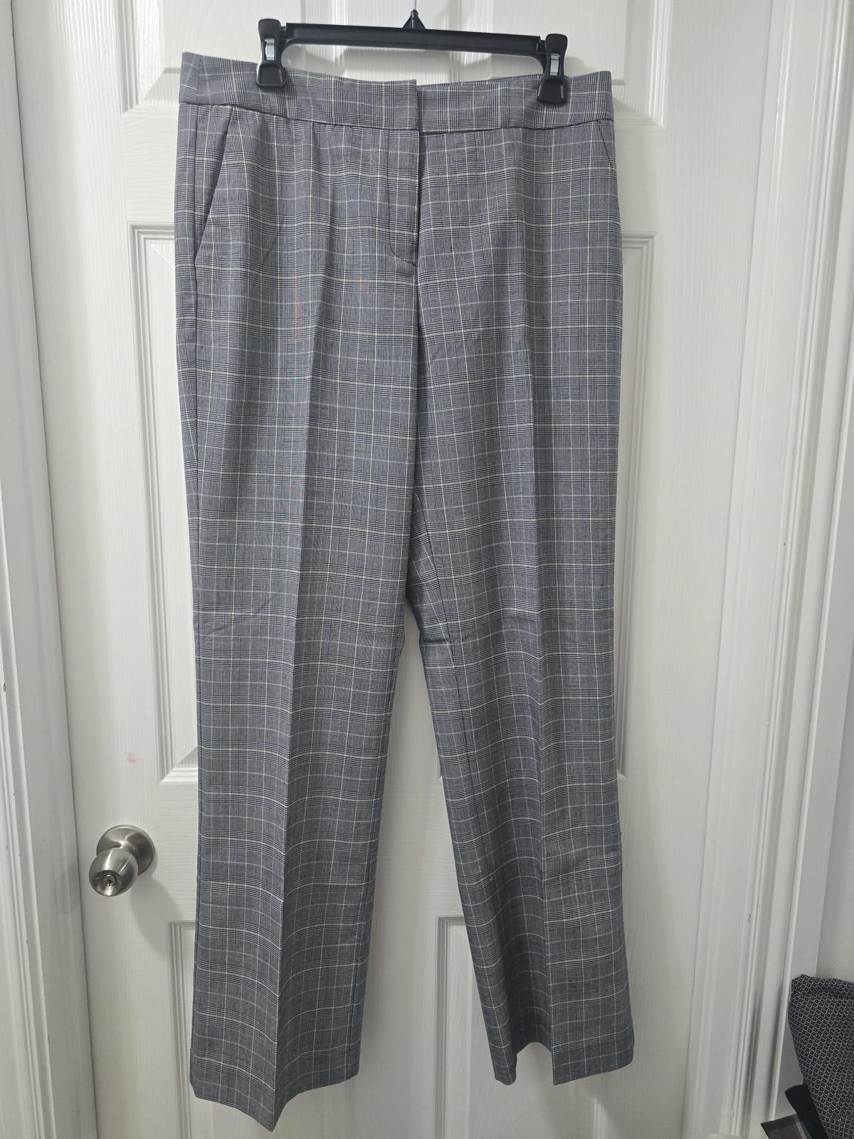 Other Anne Klein Gray Plaid Dress Pants Size 32" / US 10 / IT 46 - 1 Thumbnail