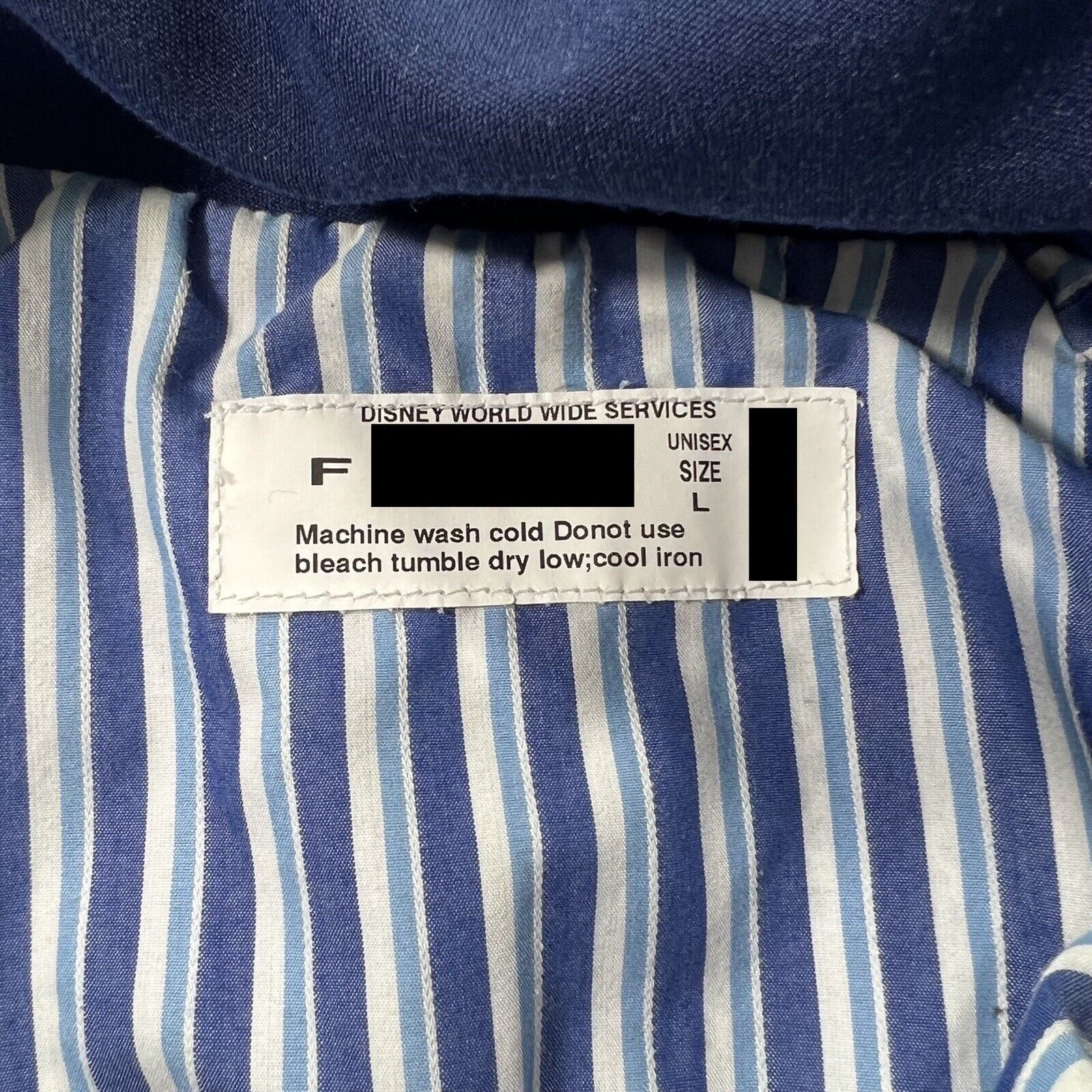 Disney Disney Parks Large Cast Member Striped Button Front Shirt Size US L / EU 52-54 / 3 - 3 Thumbnail