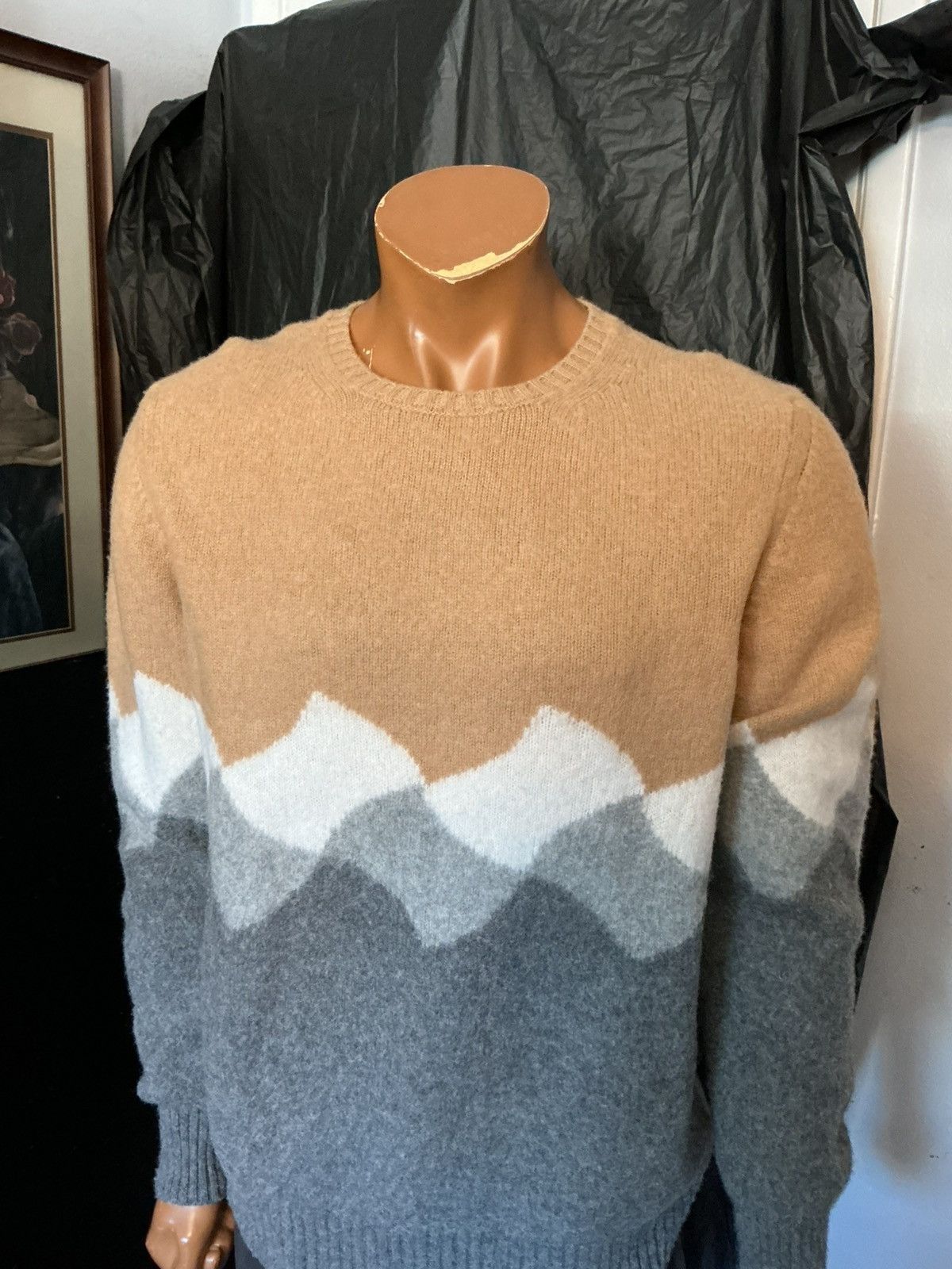 Drumohr Drumohr Super Geelong Lambswool Knit Italy Pullover Sweater Size US L / EU 52-54 / 3 - 8 Thumbnail