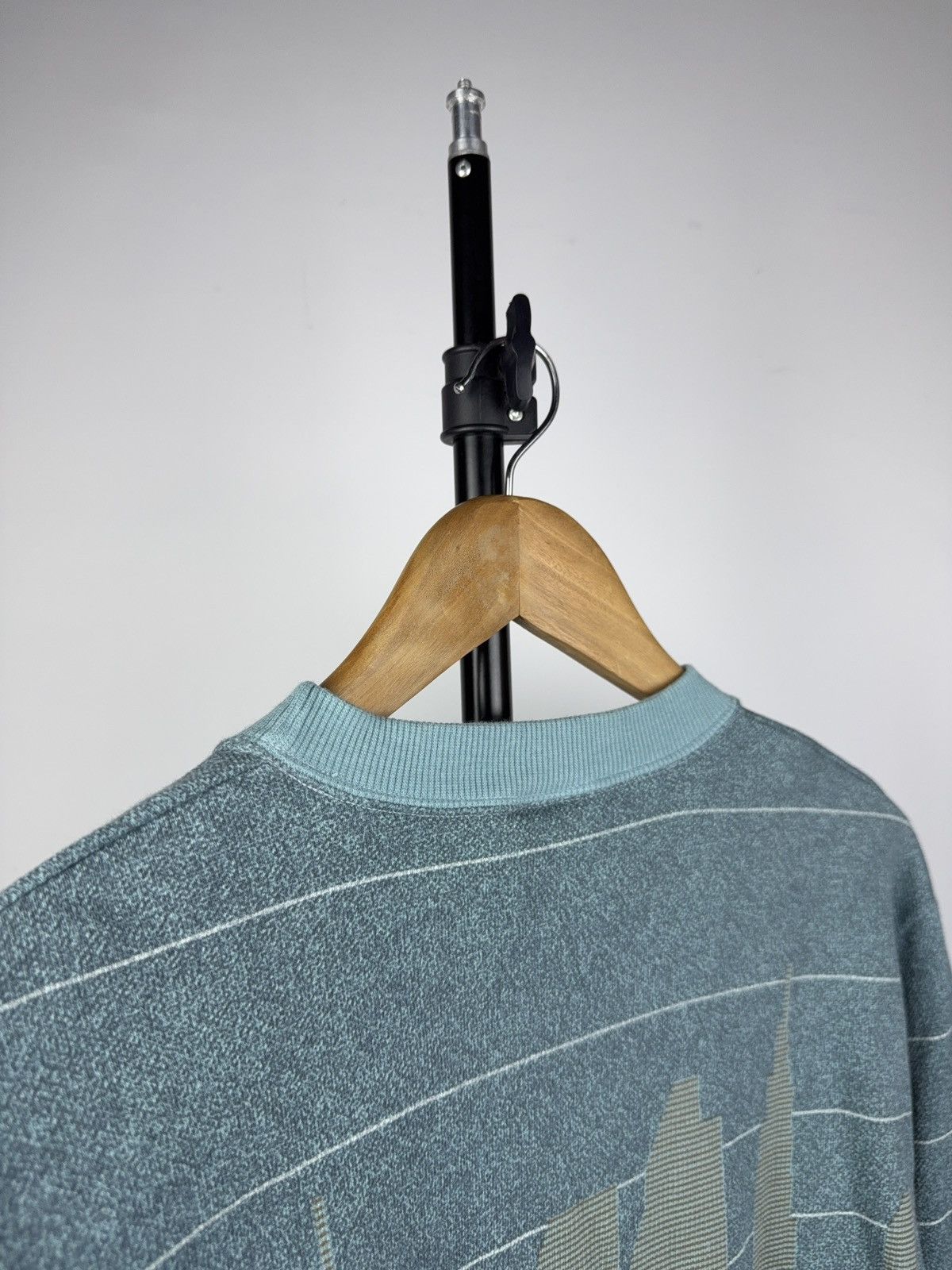 Jockey Vintage 00s Jockey Skyline Knit Sweater Blue City Pattern Size US M / EU 48-50 / 2 - 11 Thumbnail