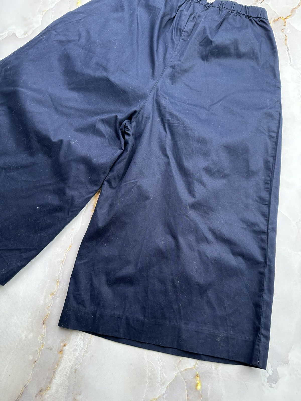 Japanese Brand Vintage Wide Cropped Pants Size 25" / US 0 / IT 36 - 7 Thumbnail