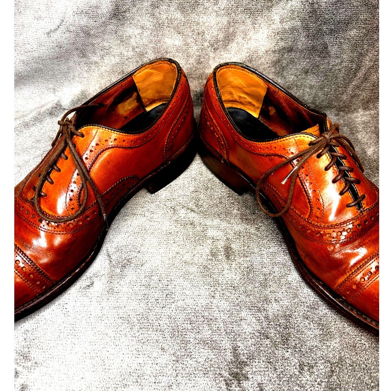 Allen Edmonds Allen Edmonds Strand Cap Toe Oxford Brown Calf 11D Size US 11 / EU 44 - 12 Thumbnail