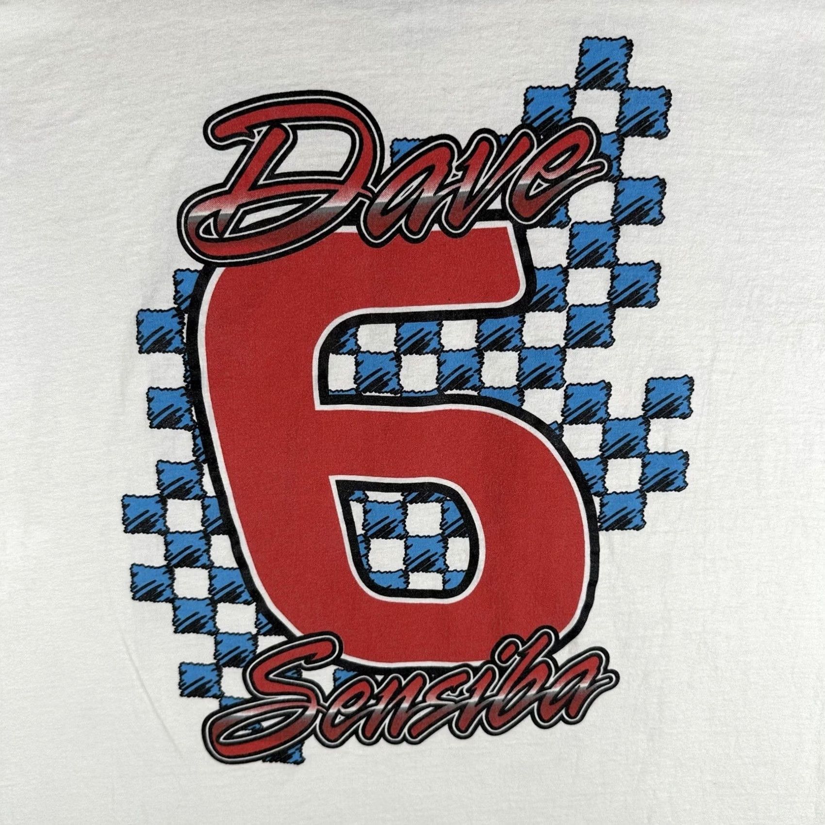 Fruit Of The Loom Fruit of the Loom Shirt Mens 2XL White Prestige 6 Checkered Distressed EUC 90s Vintage Logo Crew Neck Short Sleeve Cotton 1990s Mens T-Shirt Size US XXL / EU 58 / 5 - 4 Thumbnail