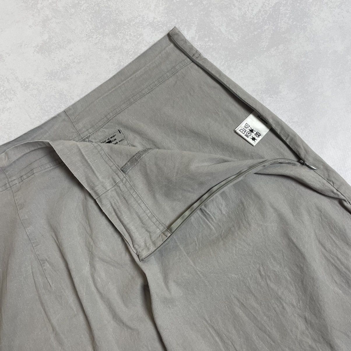 Rundholz Rundholz Black Label Linen Low Crotch Harem Cropped Pants Size 28" / US 6 / IT 42 - 10 Thumbnail