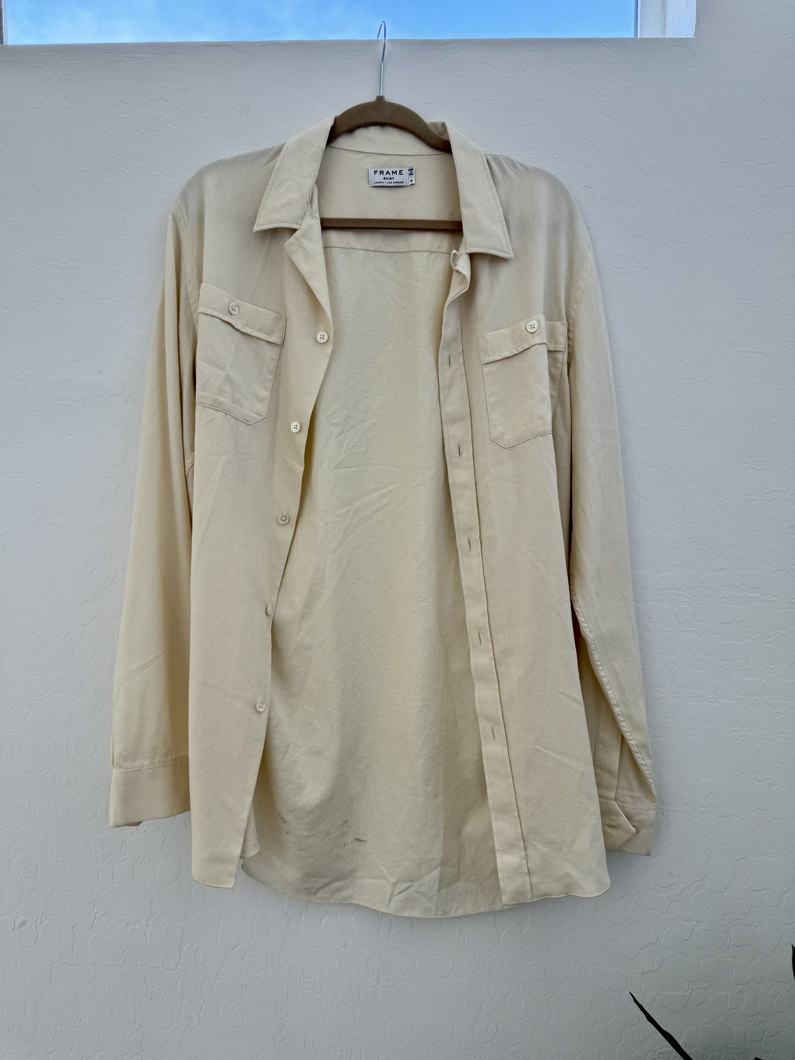 Frame Cashmere Long Shirt Size US M / EU 48-50 / 2 - 1 Thumbnail