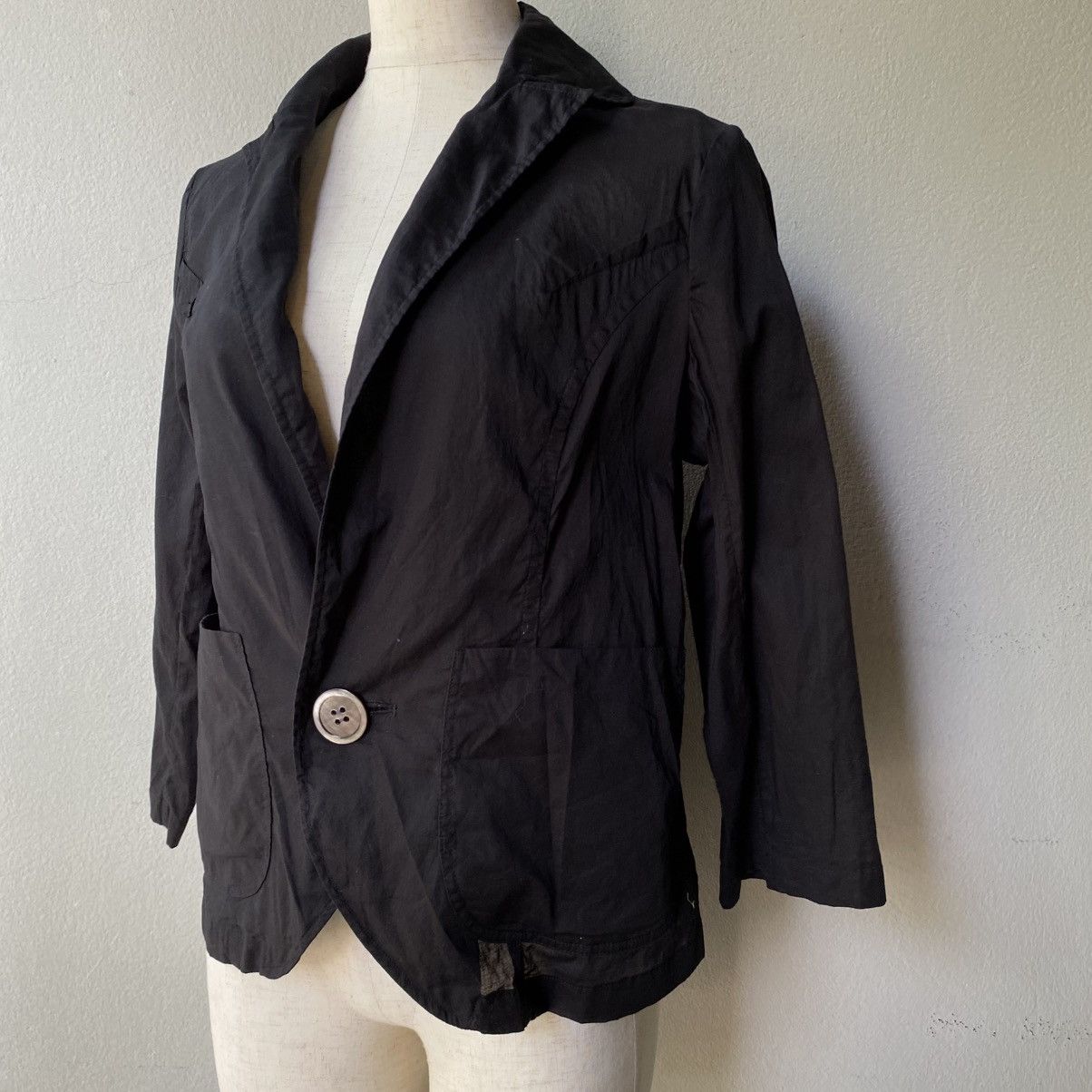 Sunao Kuwahara Sunao Kuwahara Soft Black Blazer Size M / US 6-8 / IT 42-44 - 6 Thumbnail