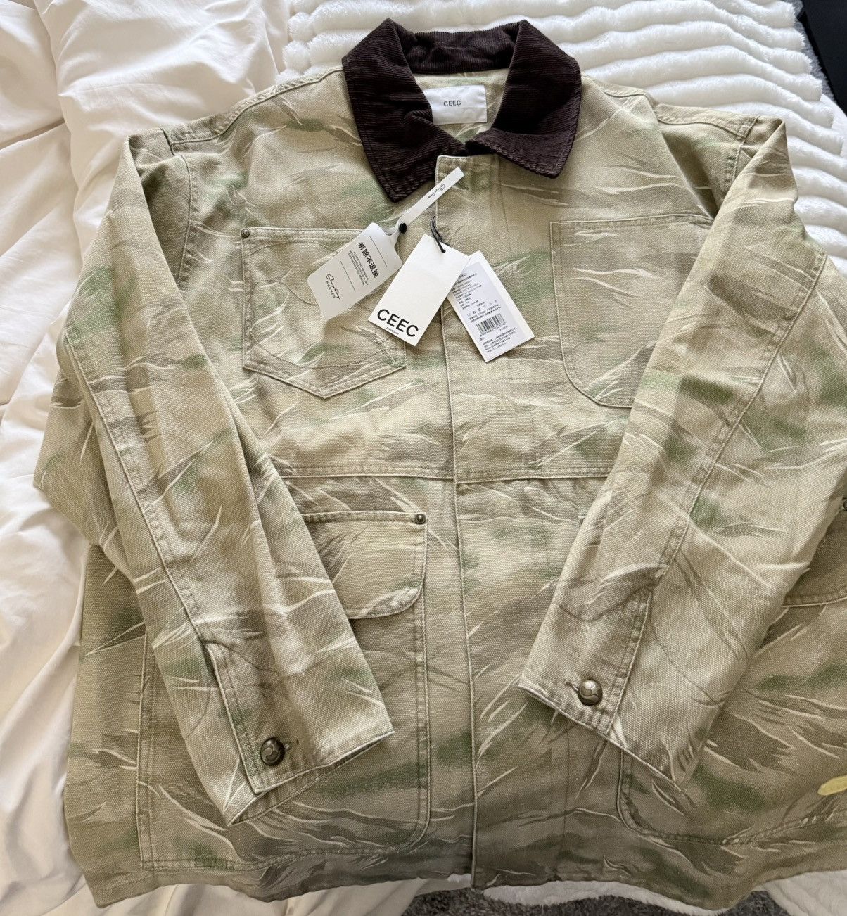 Other CEEC, LA based brand, Camouflage Beige Green Jacket Size US S / EU 44-46 / 1 - 2 Thumbnail