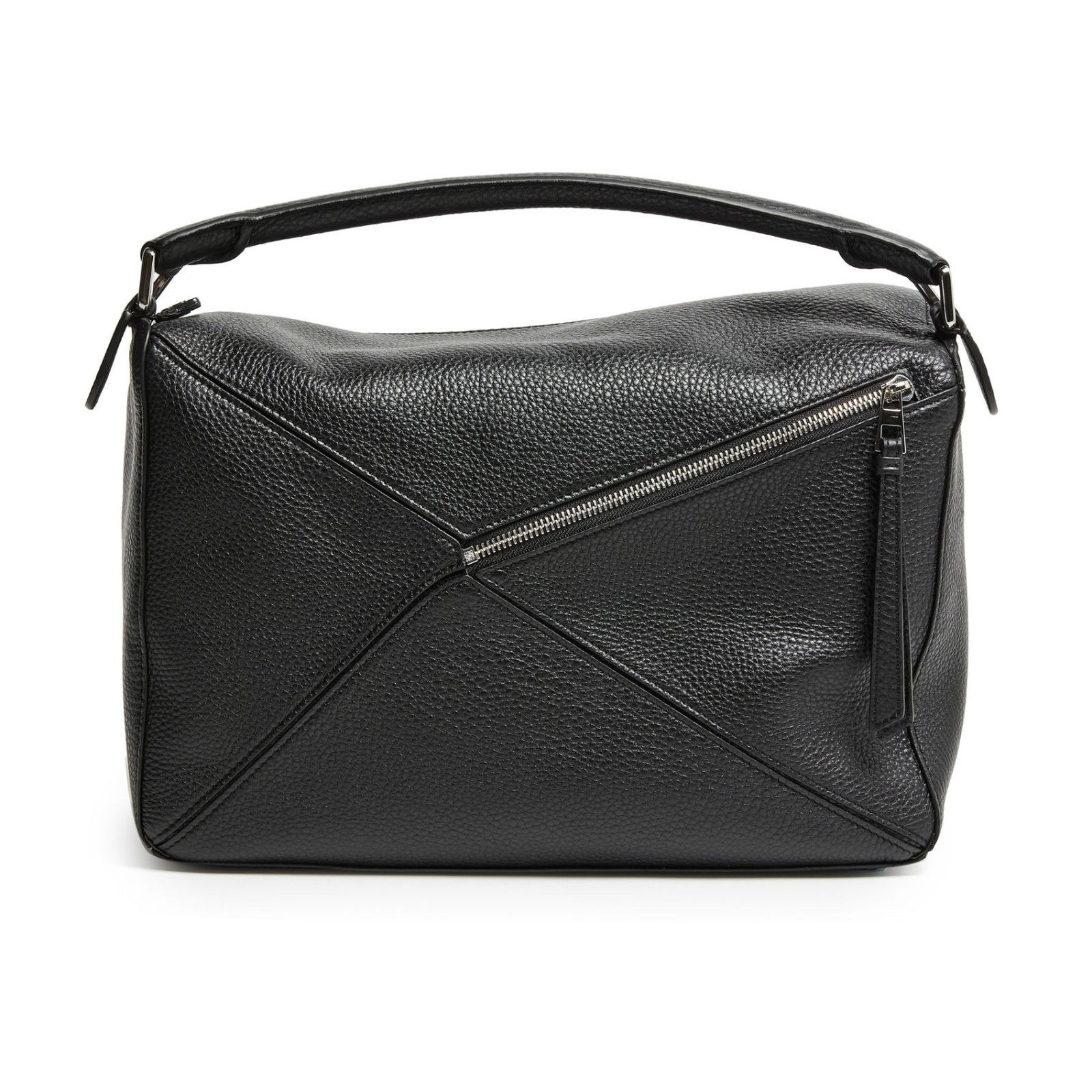 Loewe LOEWE Puzzle Large Black Leather Top Handle Bag New & Authen Size ONE SIZE - 3 Thumbnail