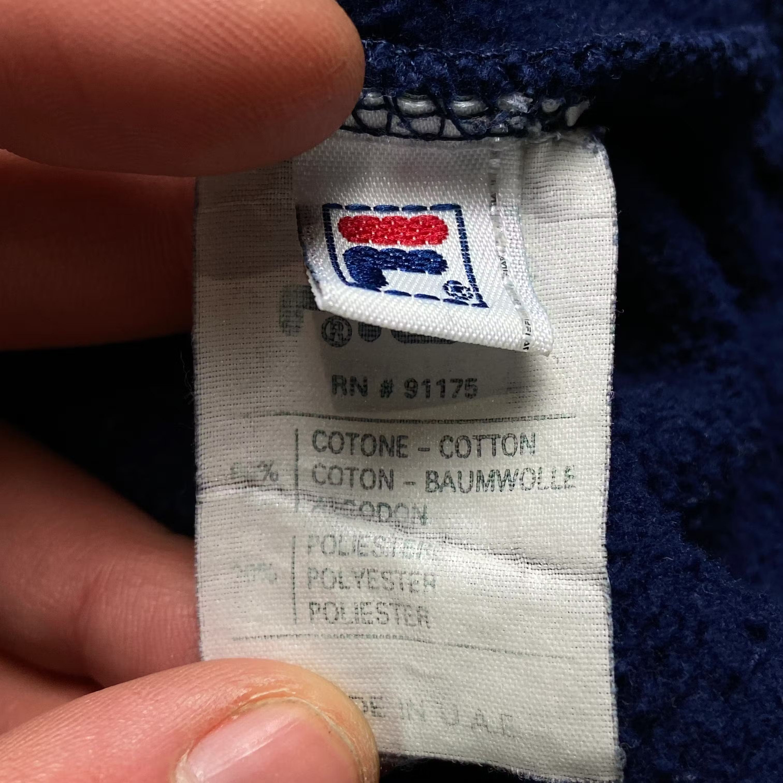 Fila × Vintage Mens Vintage Sweatshirt Fila Size S Size US S / EU 44-46 / 1 - 7 Thumbnail