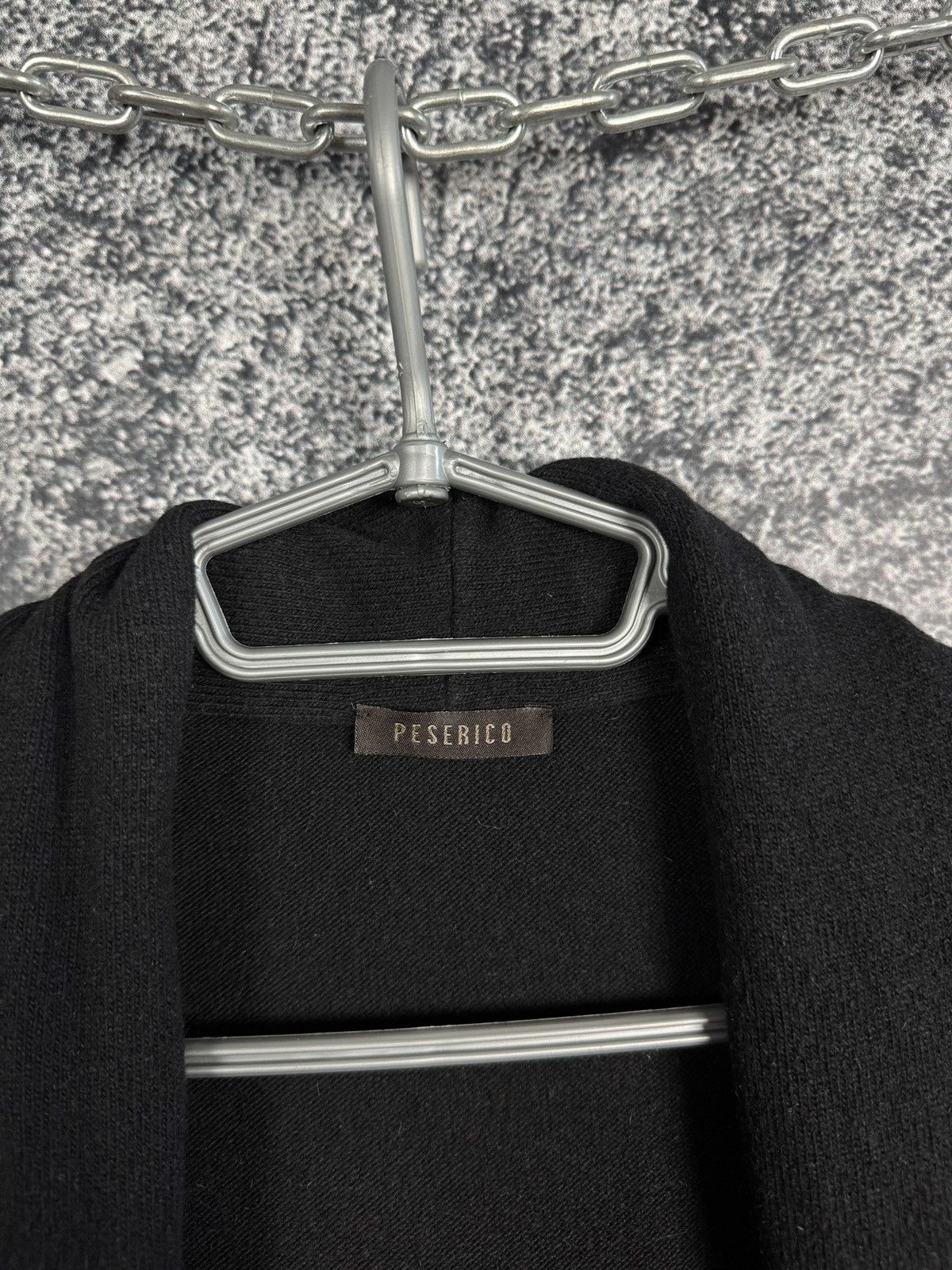 Peserico Peserico Black Open Front Cardigan Jacket Italy Size 44 Size M / US 6-8 / IT 42-44 - 7 Thumbnail