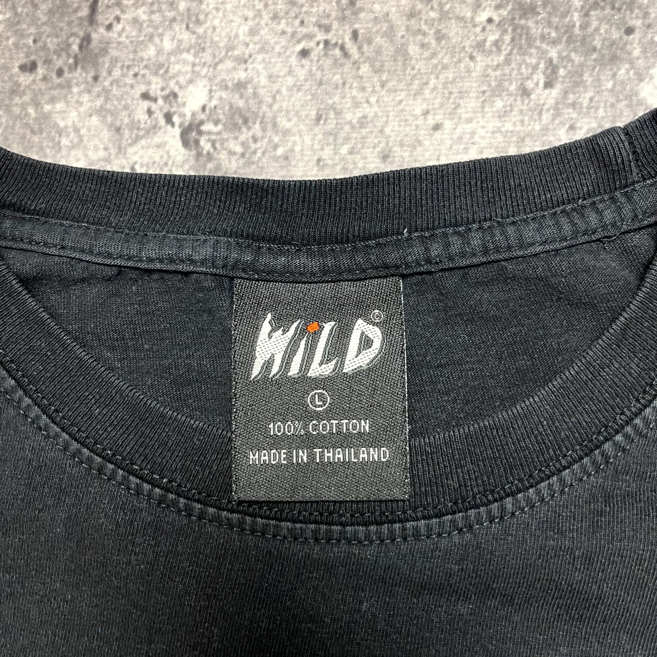 Vintage Vintage WILD Black T Shirt Dream Catcher Wolf 90s Size M Size US L / EU 52-54 / 3 - 4 Thumbnail