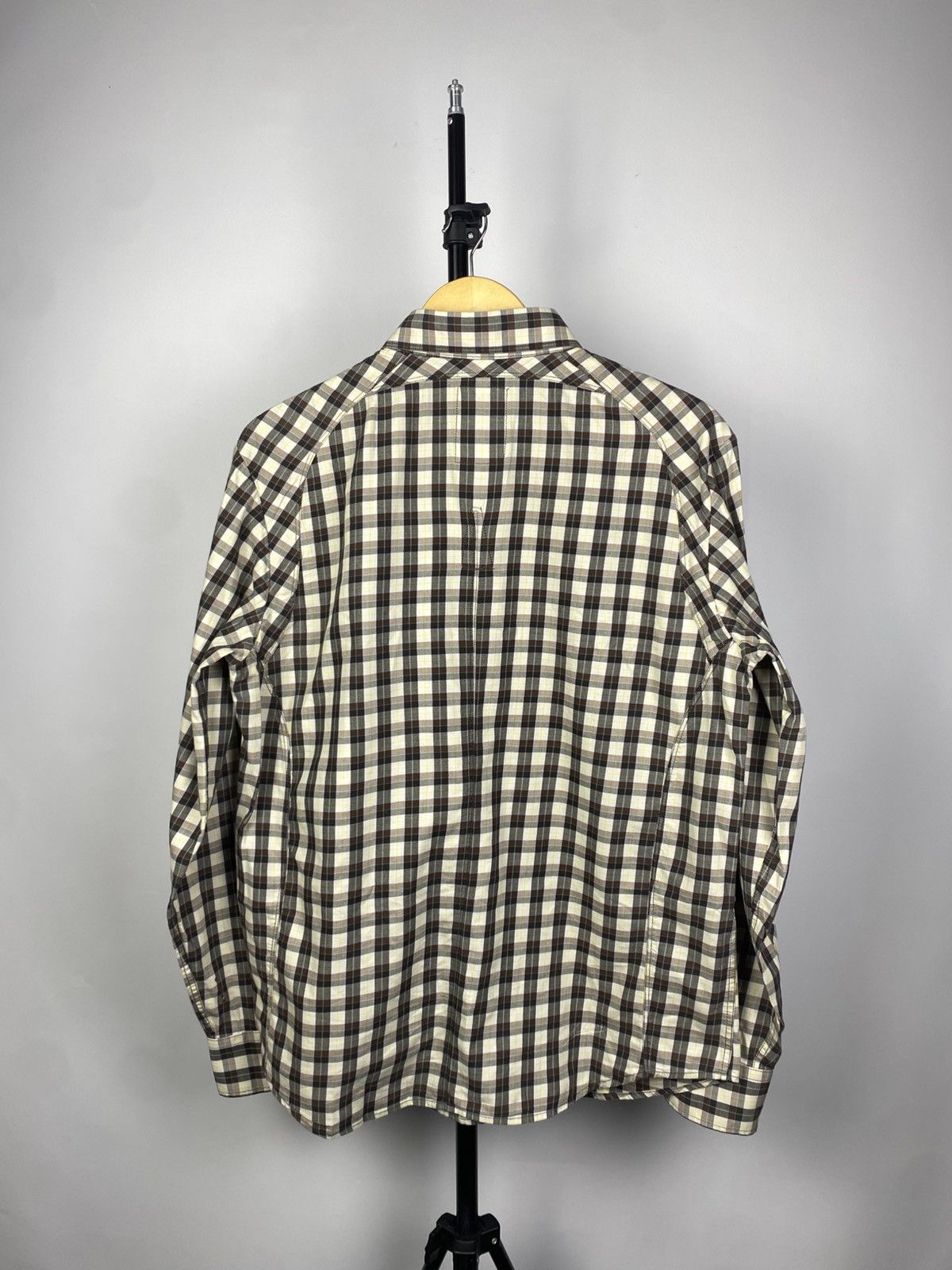 G-Star × Vintage Vintage 00s Y2K G STAR RAW Checked Button Shirt Size US L / EU 52-54 / 3 - 6 Thumbnail