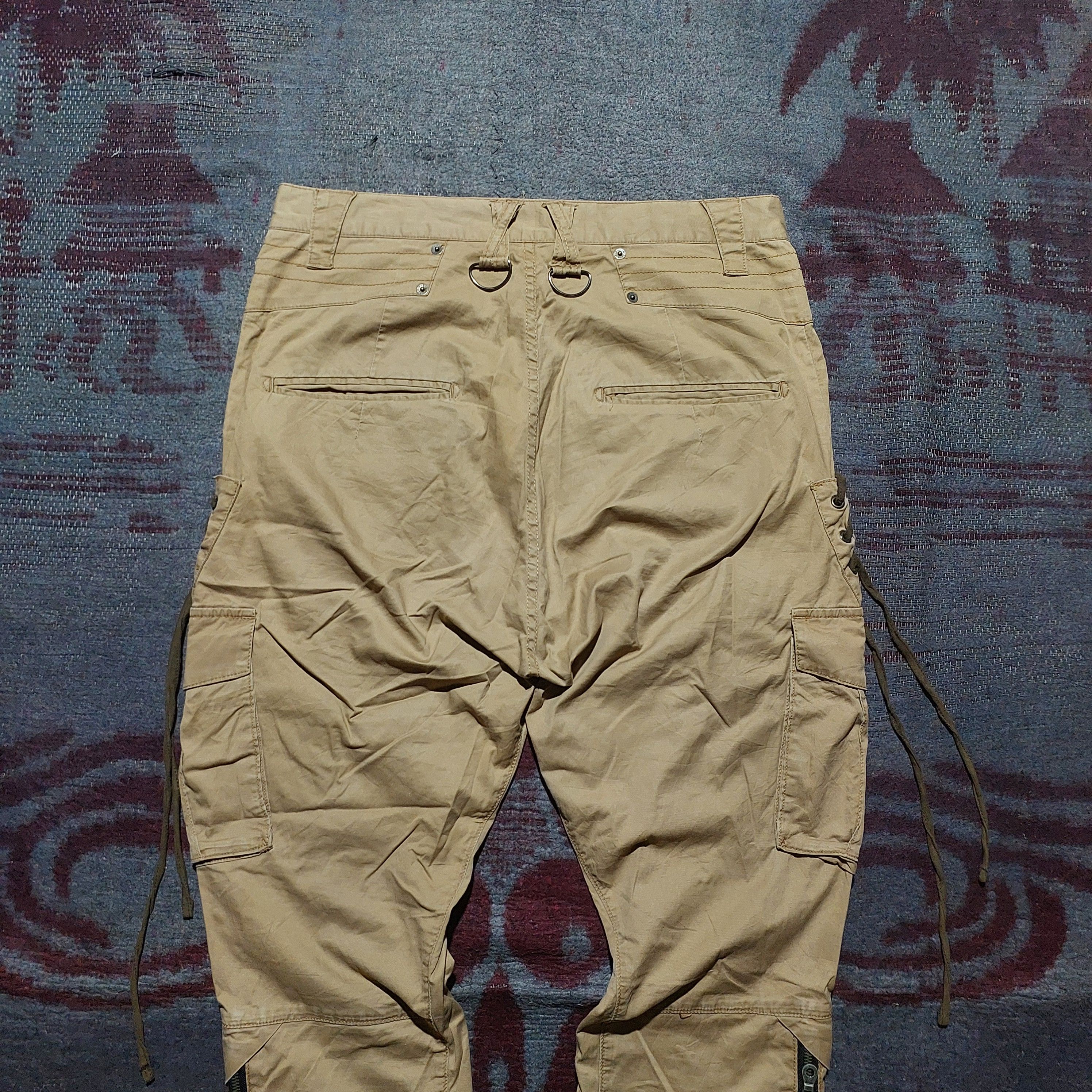 PPFM PPFM japanese zipp leg bondage cargo pants Size US 33 - 4 Thumbnail