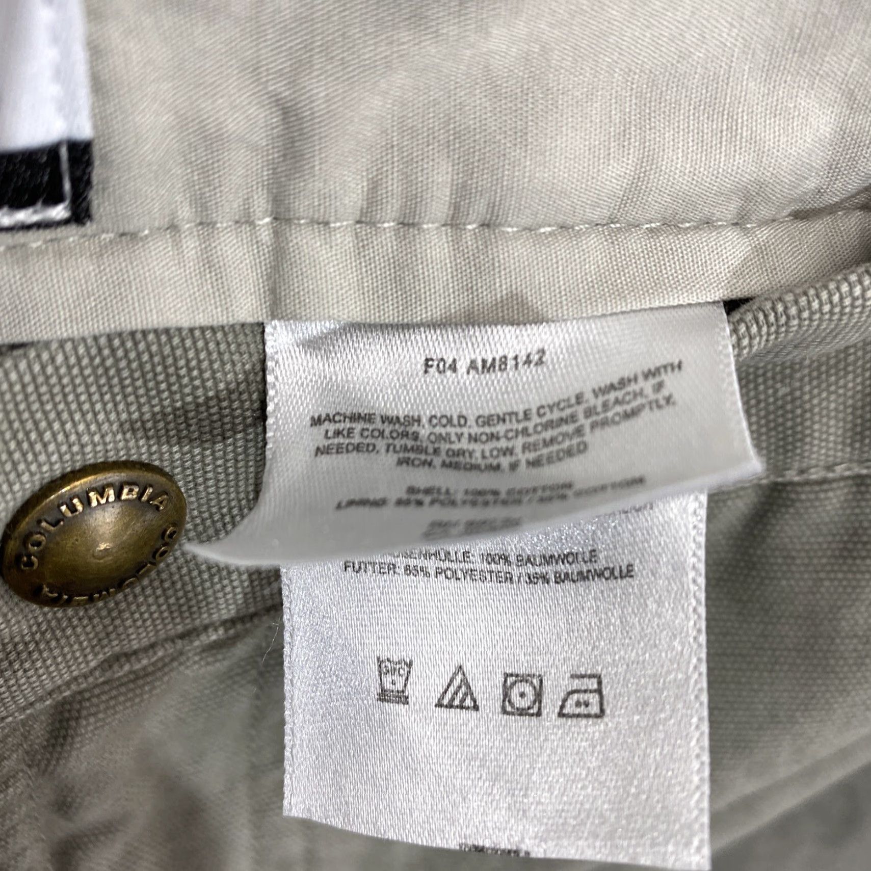 Vintage Columbia Pants Cargo Mens Size 36 Beige Regular 31in Inseam Cargo Pocket Outdoor Active Hiking Size US 36 / EU 52 - 4 Thumbnail