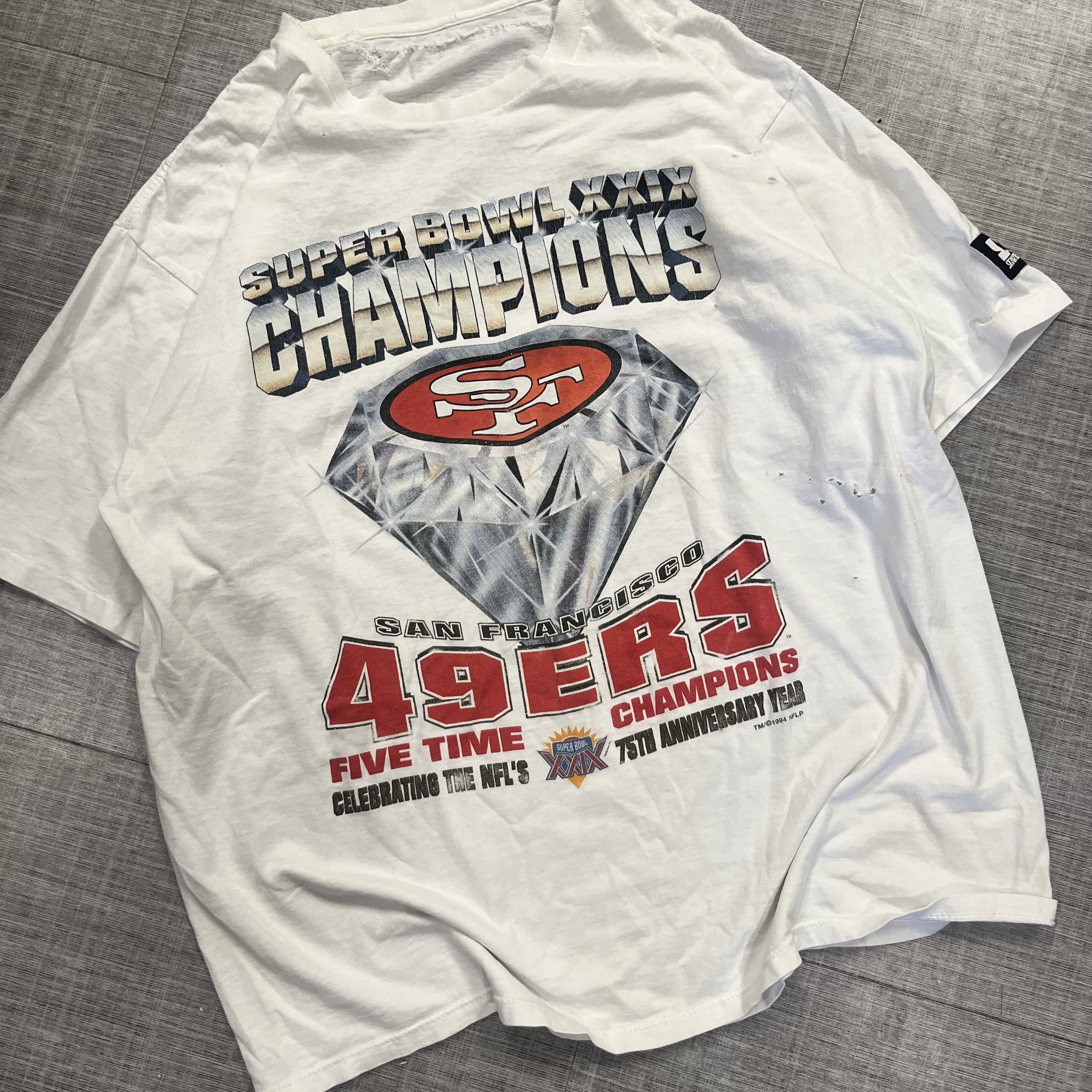 Sports Specialties × Starter VTG 1994 San Francisco Super Bowl Champs Tee Size US XL / EU 56 / 4 - 1 Thumbnail