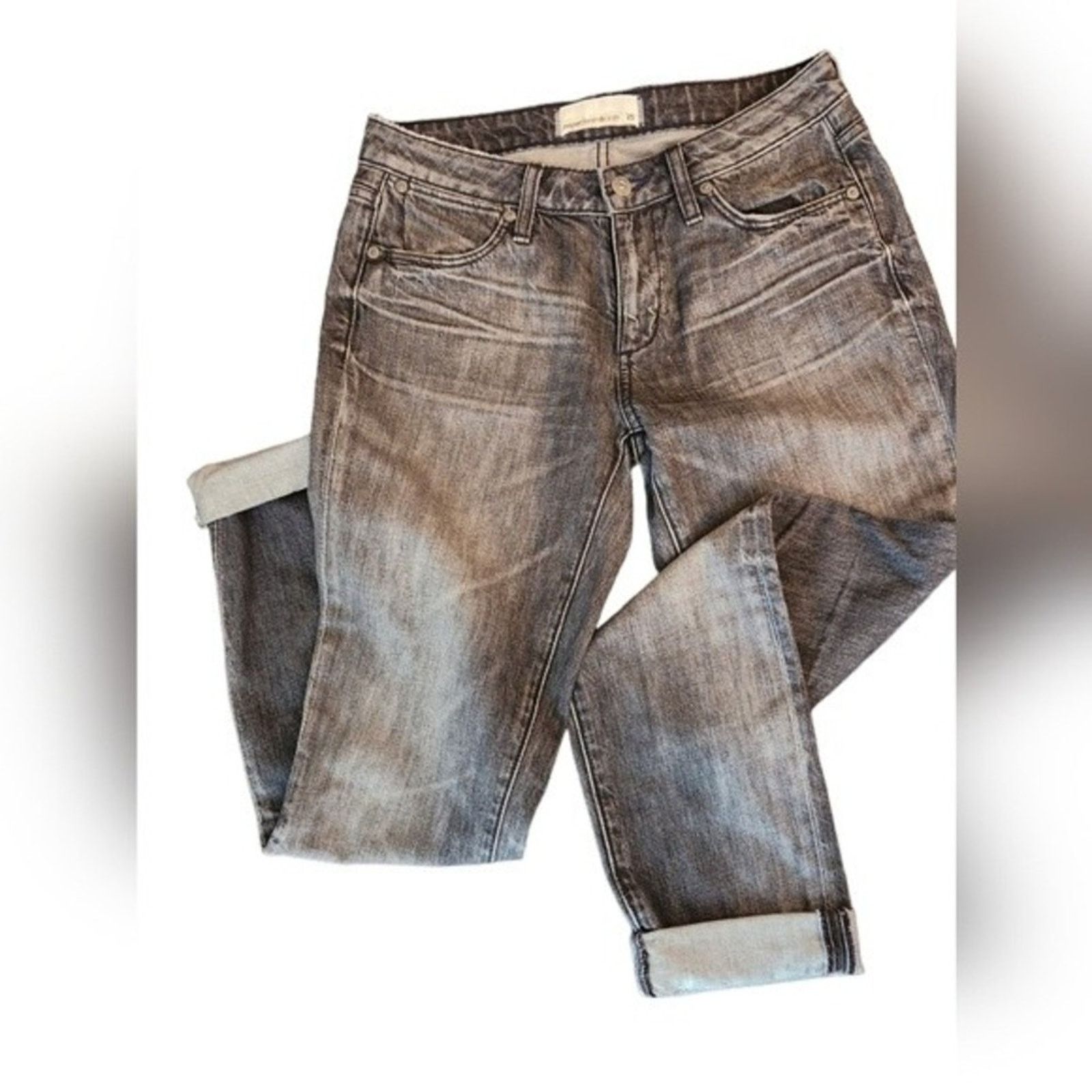 Paper Denim & Cloth NWOT Paper Denim & Cloth Blackwash straight leg jeans 25 Size 25" / US 0 / IT 36 - 2 Thumbnail