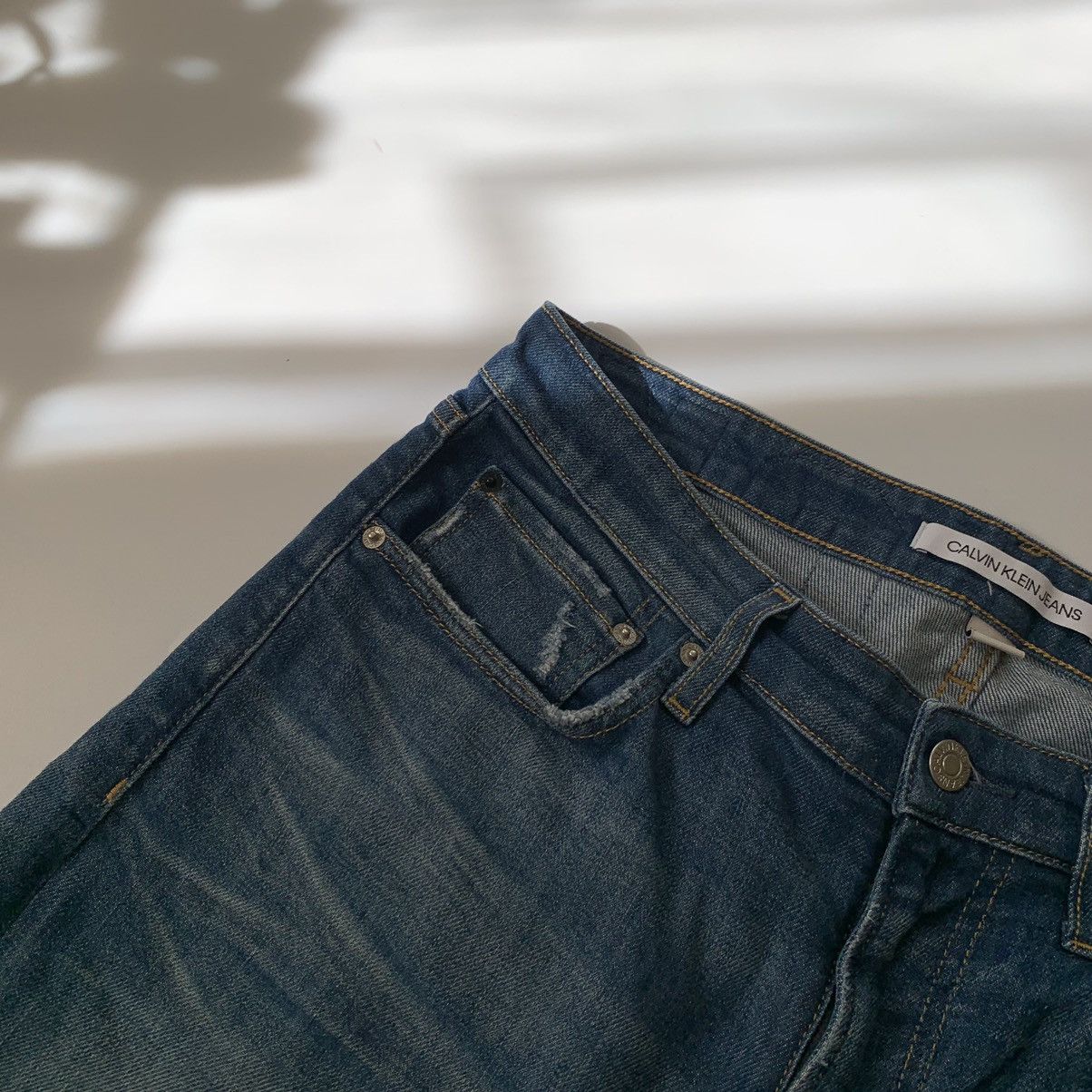 Calvin Klein Calvin Klein distressed BIG LOGO Jeans Size US 34 / EU 50 - 17 Thumbnail