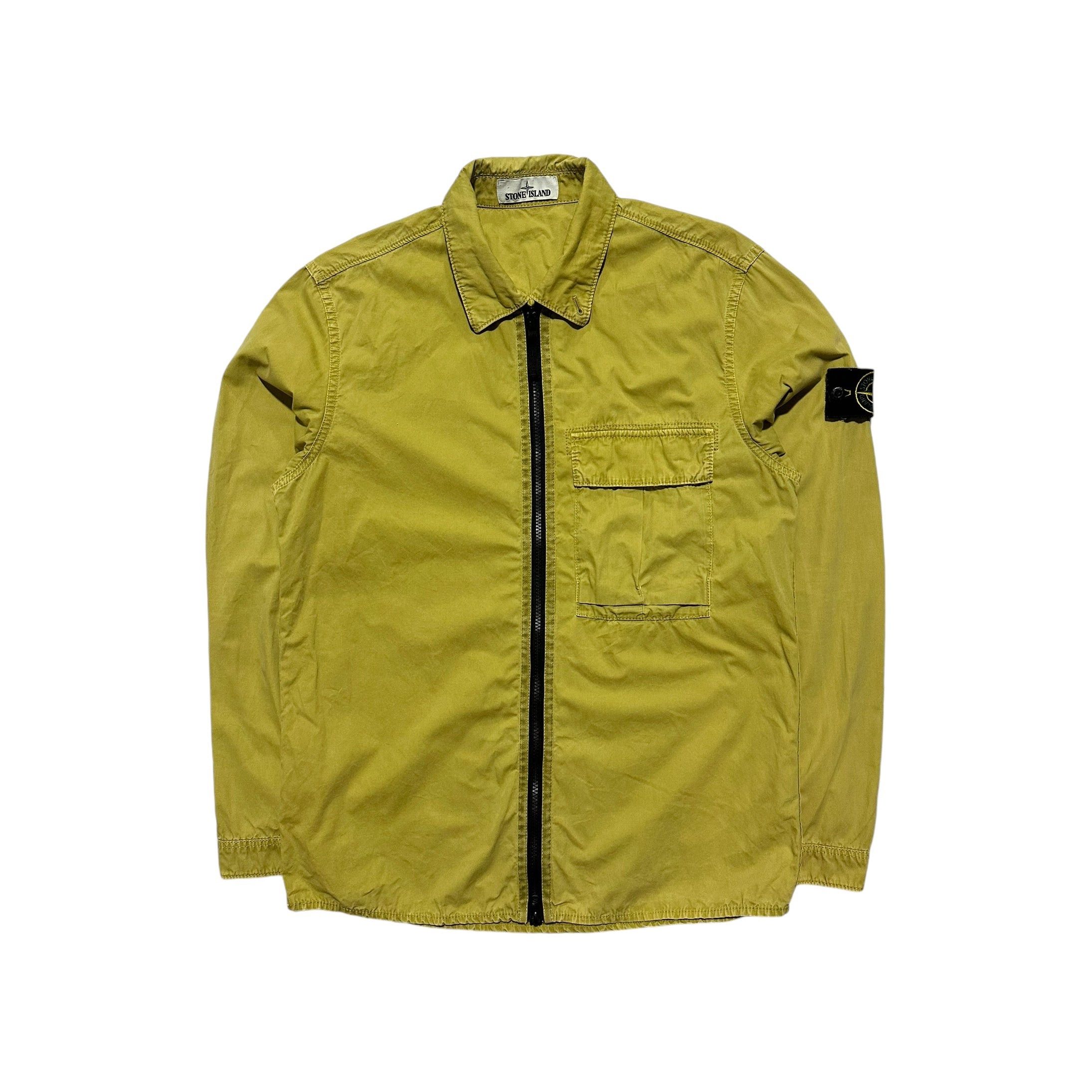 Stone Island Stone Island Zip Up Canvas Overshirt Size US M / EU 48-50 / 2 - 1 Thumbnail