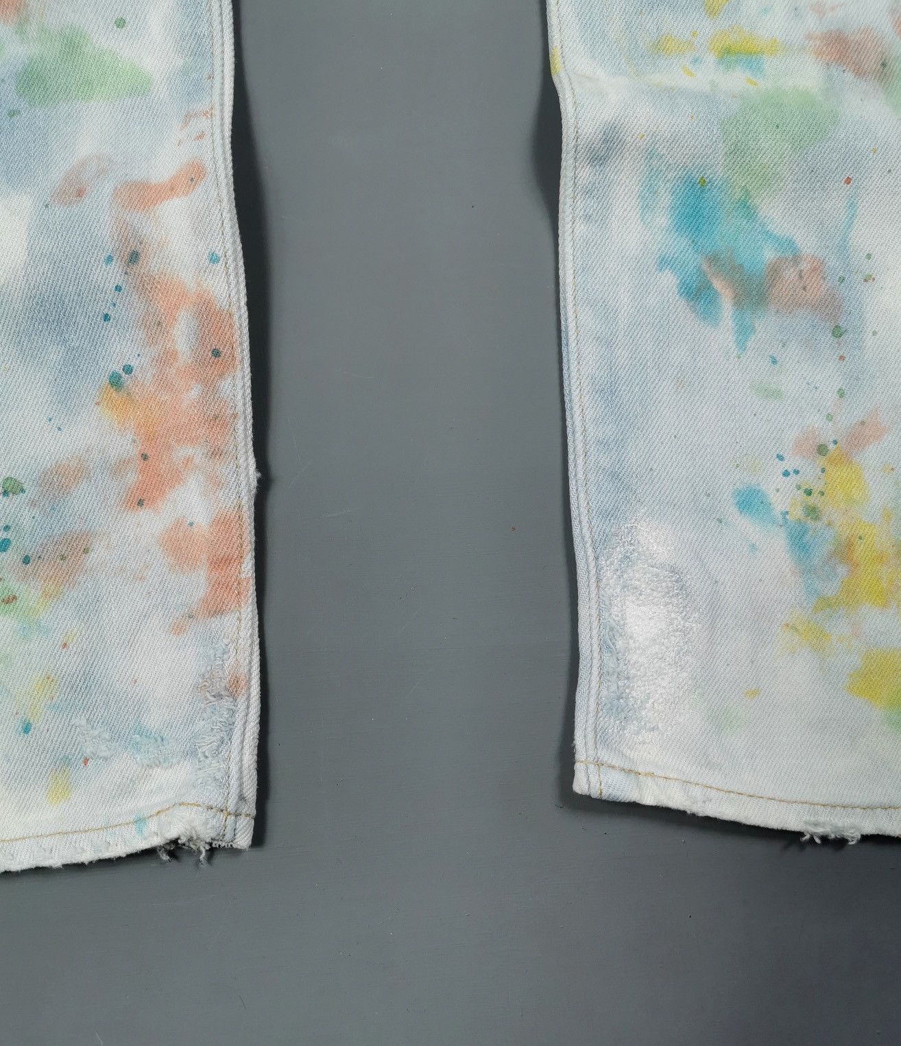 Japanese Brand RNA Japan Water Paint Denim Jeans Size US 30 / EU 46 - 6 Thumbnail