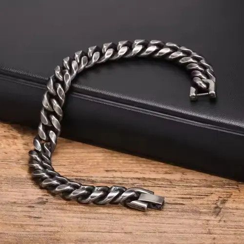 Jewelry Hirakawa x Kida 18 cm + 10 Mm Cuban link chain Bracelet Size ONE SIZE - 5 Thumbnail