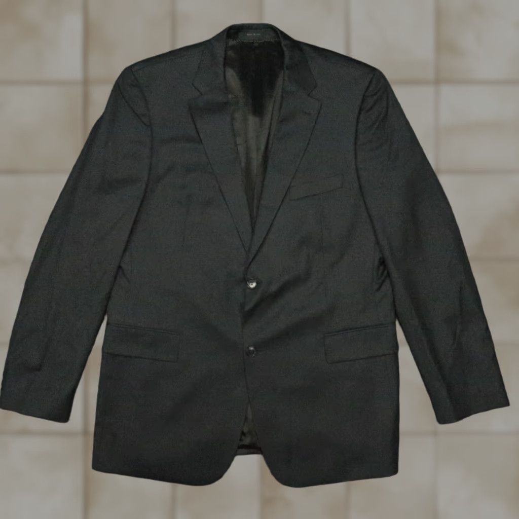 Hugo Boss Hugo Boss Blazer Men 48L Gray Wool Reda Super 100 Sport Coat Jacket Suit Size 48R - 1 Thumbnail