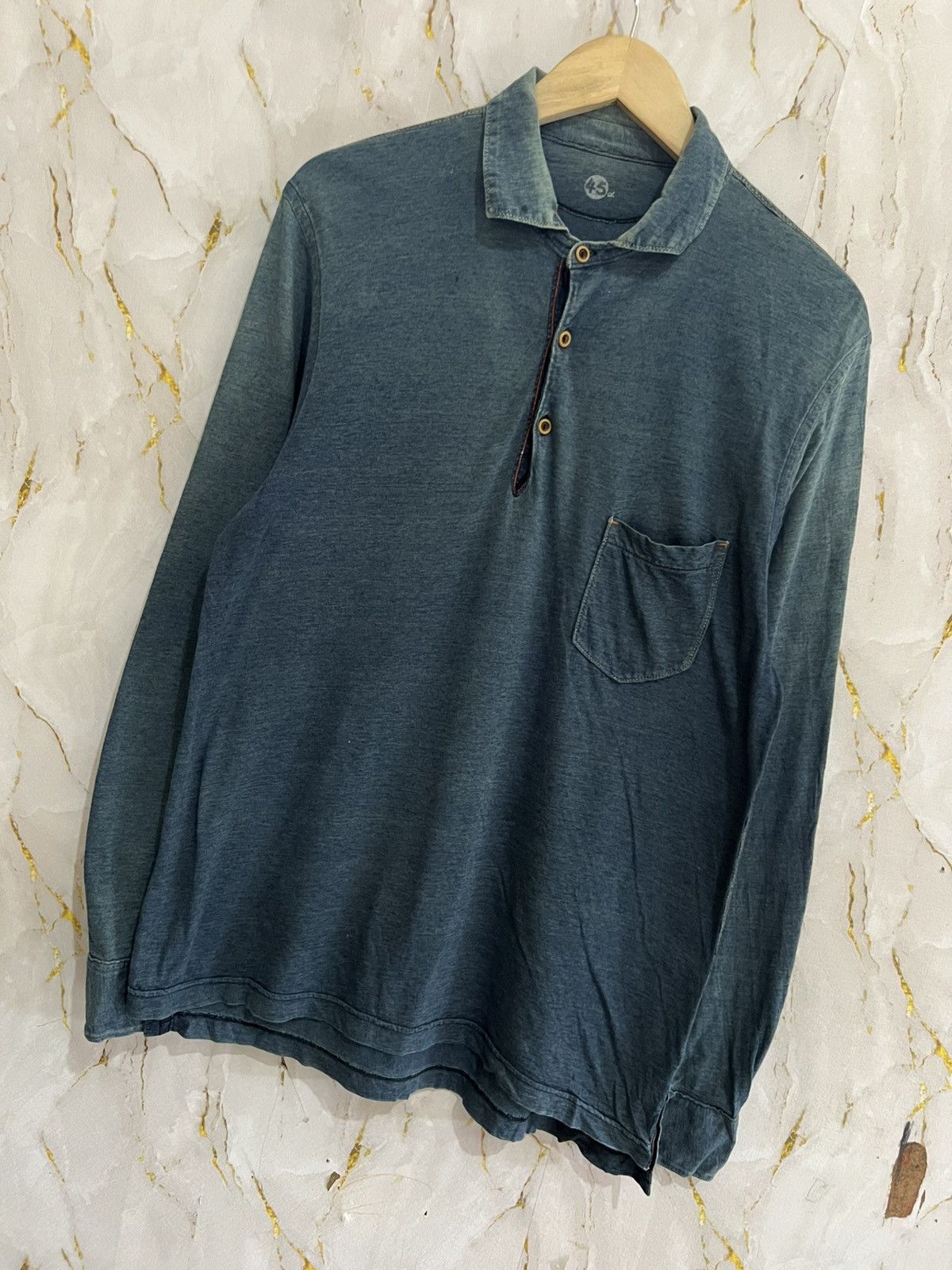 45rpm 45R (45rpm) Denim Shirt – Japanese Heritage Craftsmanship Size US M / EU 48-50 / 2 - 5 Thumbnail