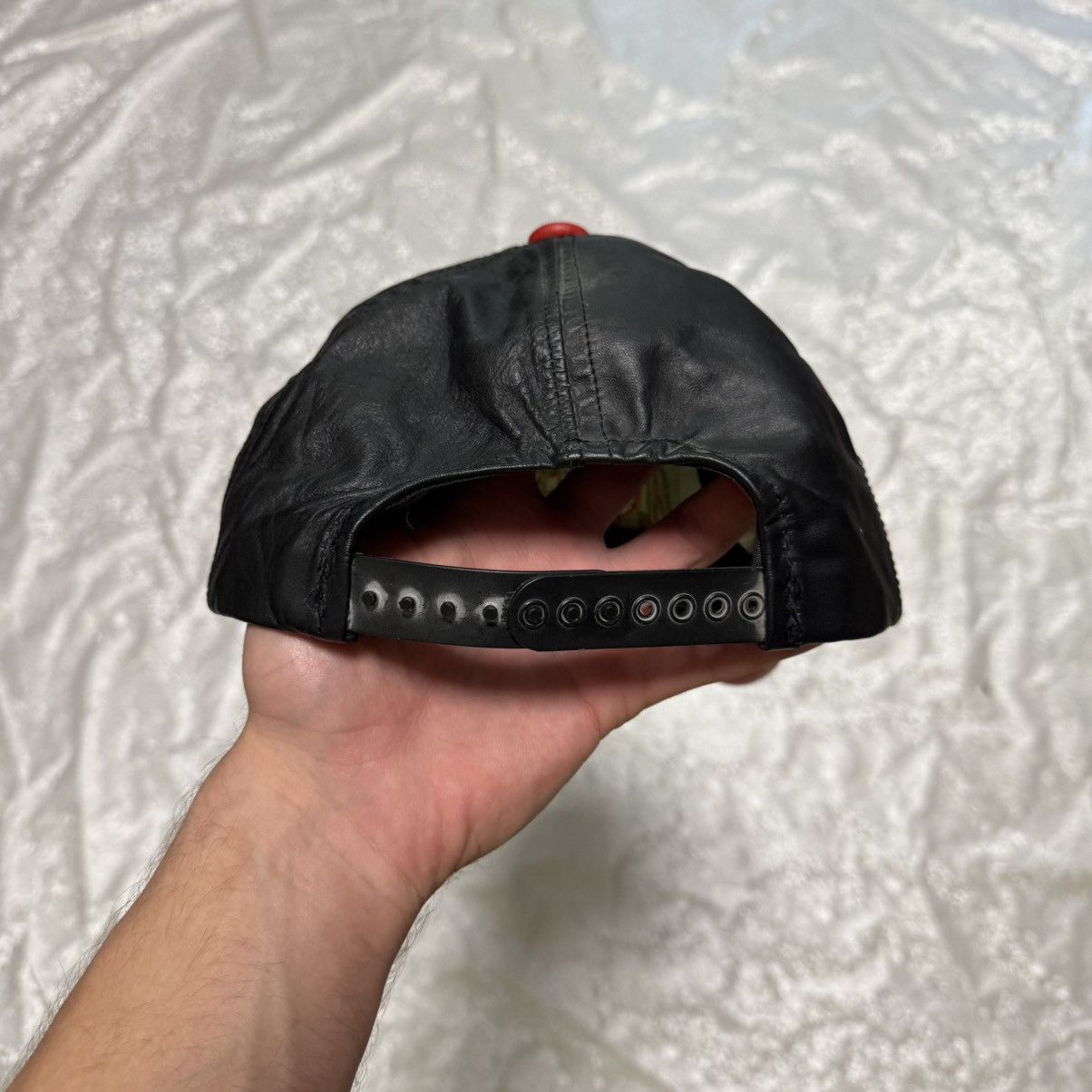 NFL Vintage San Francisco 49ers Cap Snapback Leather NFL 90s Size ONE SIZE - 7 Thumbnail