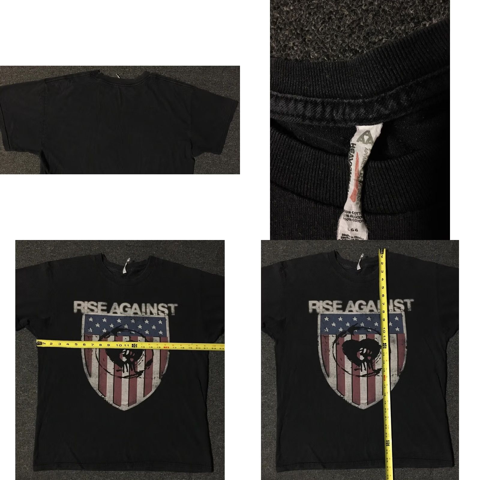 Vintage Rise Against Shirt M Black Band Concert Punk Rock Grunge Tour 80s 90s Vintage Mens Biker Rock Concert Tour Velvety Fade OFFS Size US M / EU 48-50 / 2 - 8 Thumbnail