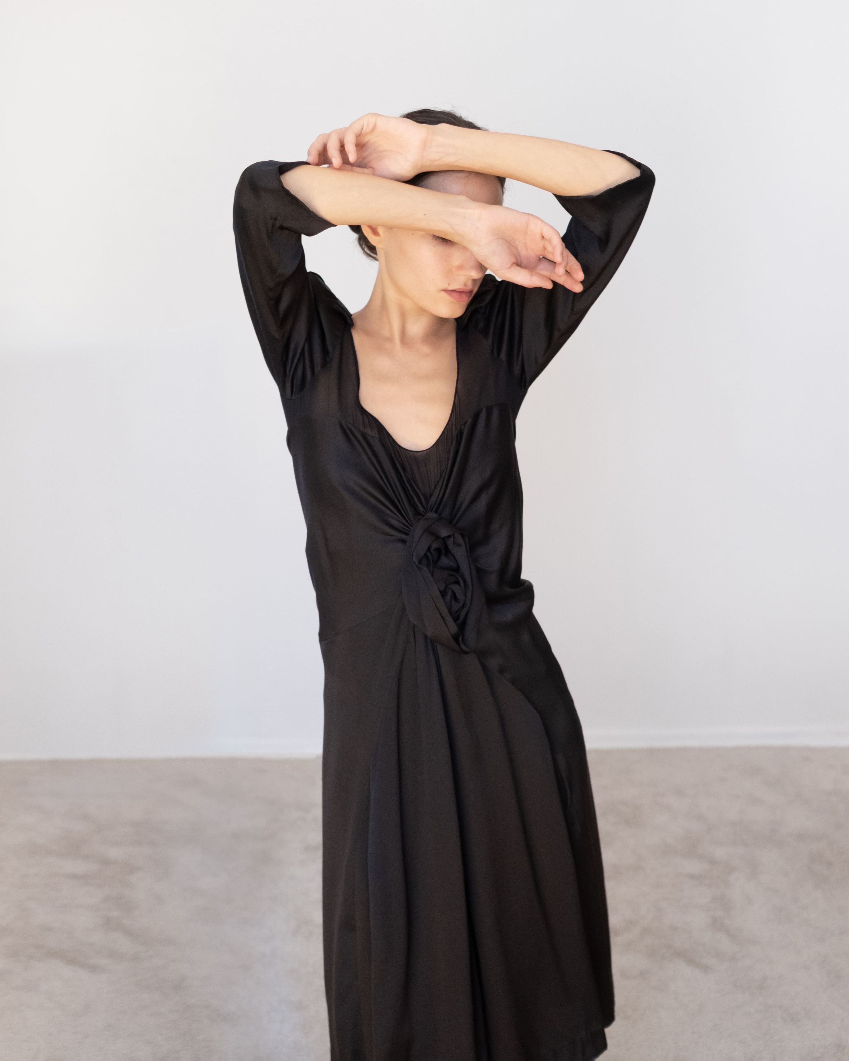 Sonia Rykiel Sonia Rykiel black silk dress Size S / US 4 / IT 40 - 3 Thumbnail