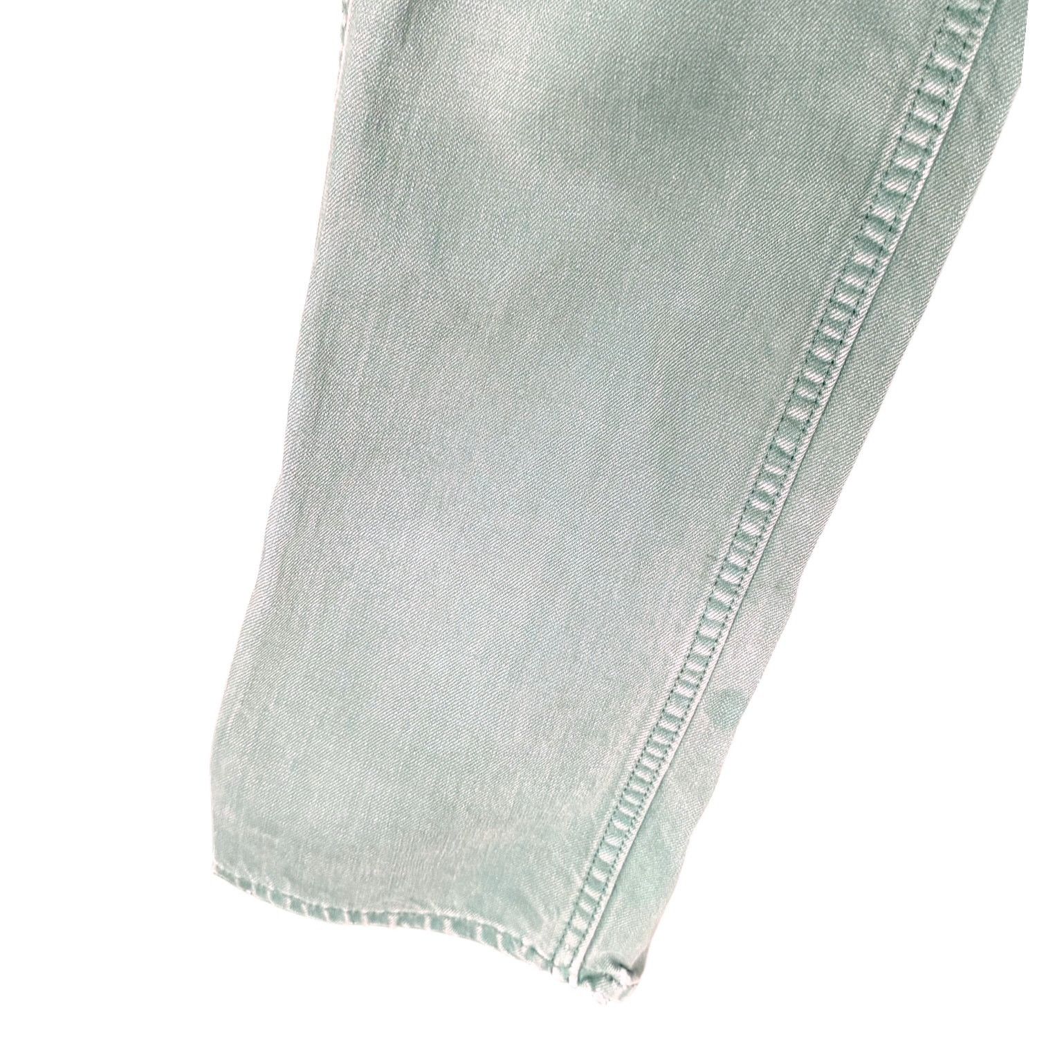 J.Crew J Crew Jeans Mens Green 484 Slim Straight Garment Dyed 34x34 Size US 34 / EU 50 - 7 Thumbnail
