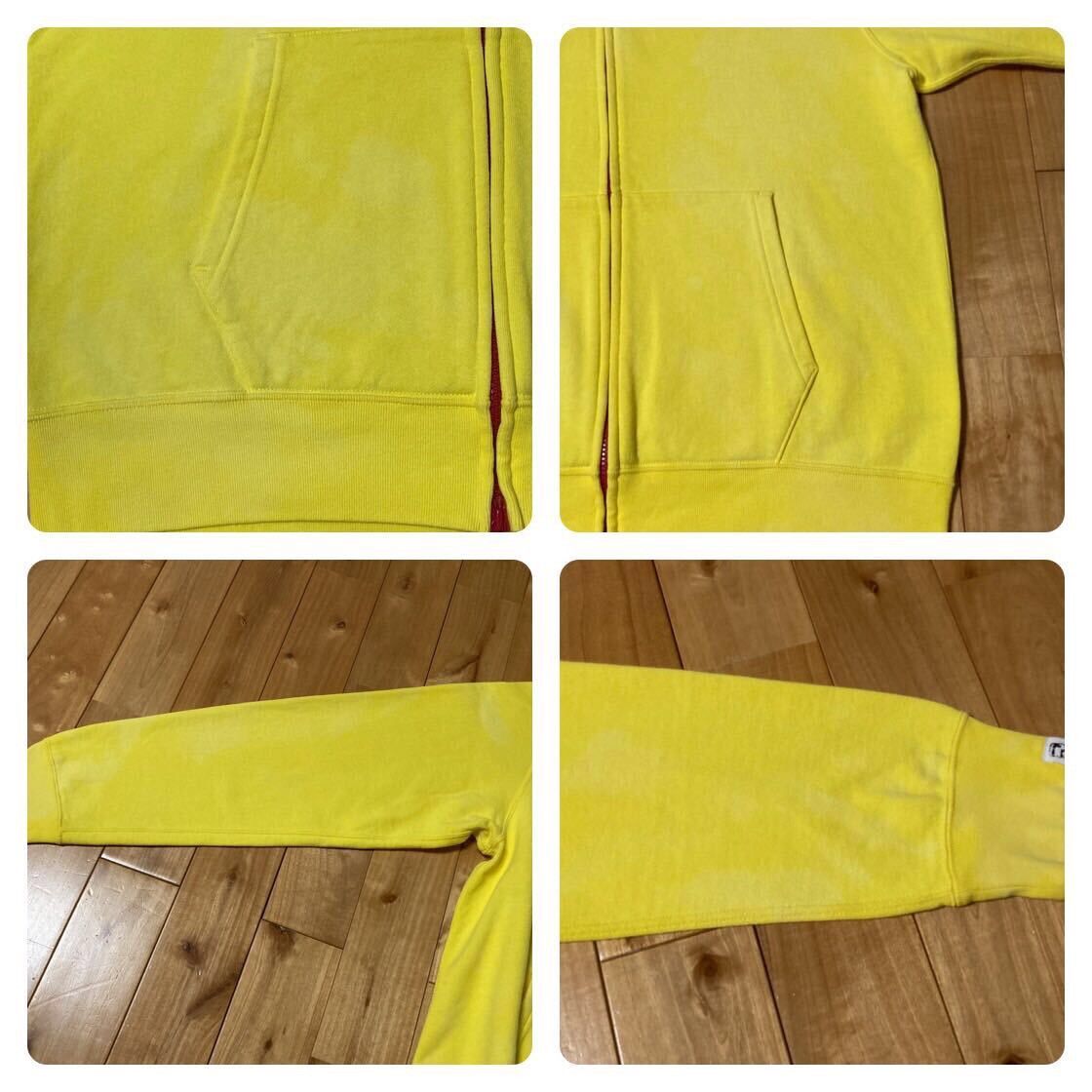 2010 BAPE Neon shark full zip hoodie a bathing ape NIGO