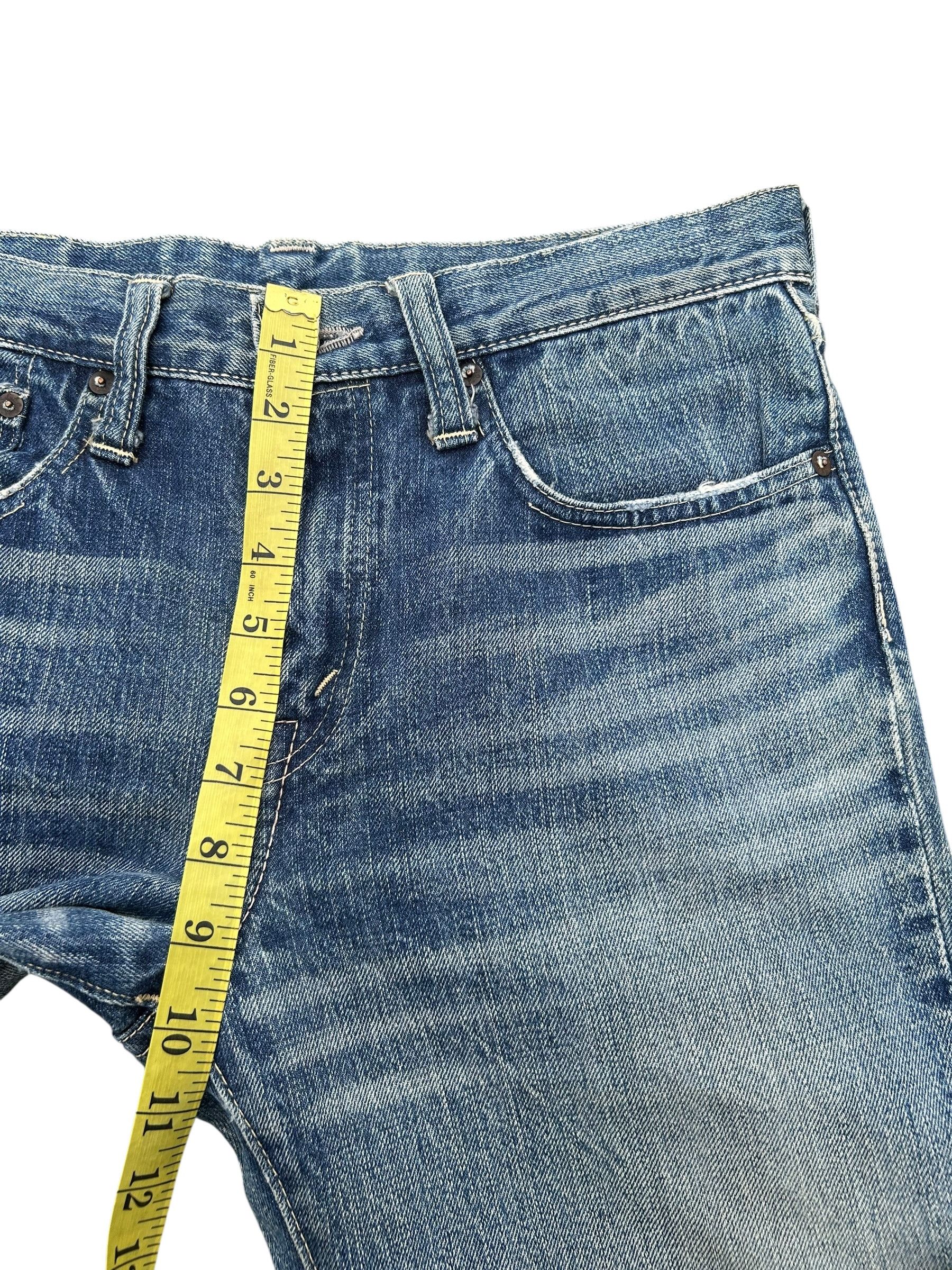Kapital Flare Sugar Cane Vintage Distressed Denim Jeans Size US 31 - 17 Thumbnail