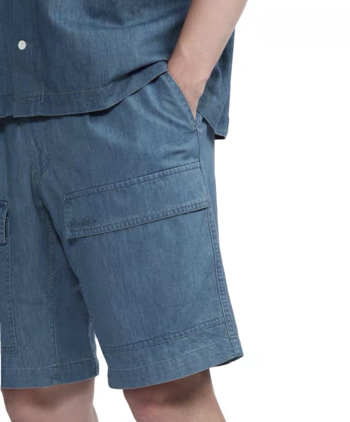 Wild Things Wildthings Sheltech Dry UV Protection Denim Shorts J44 Size US 36 / EU 52 - 7 Thumbnail